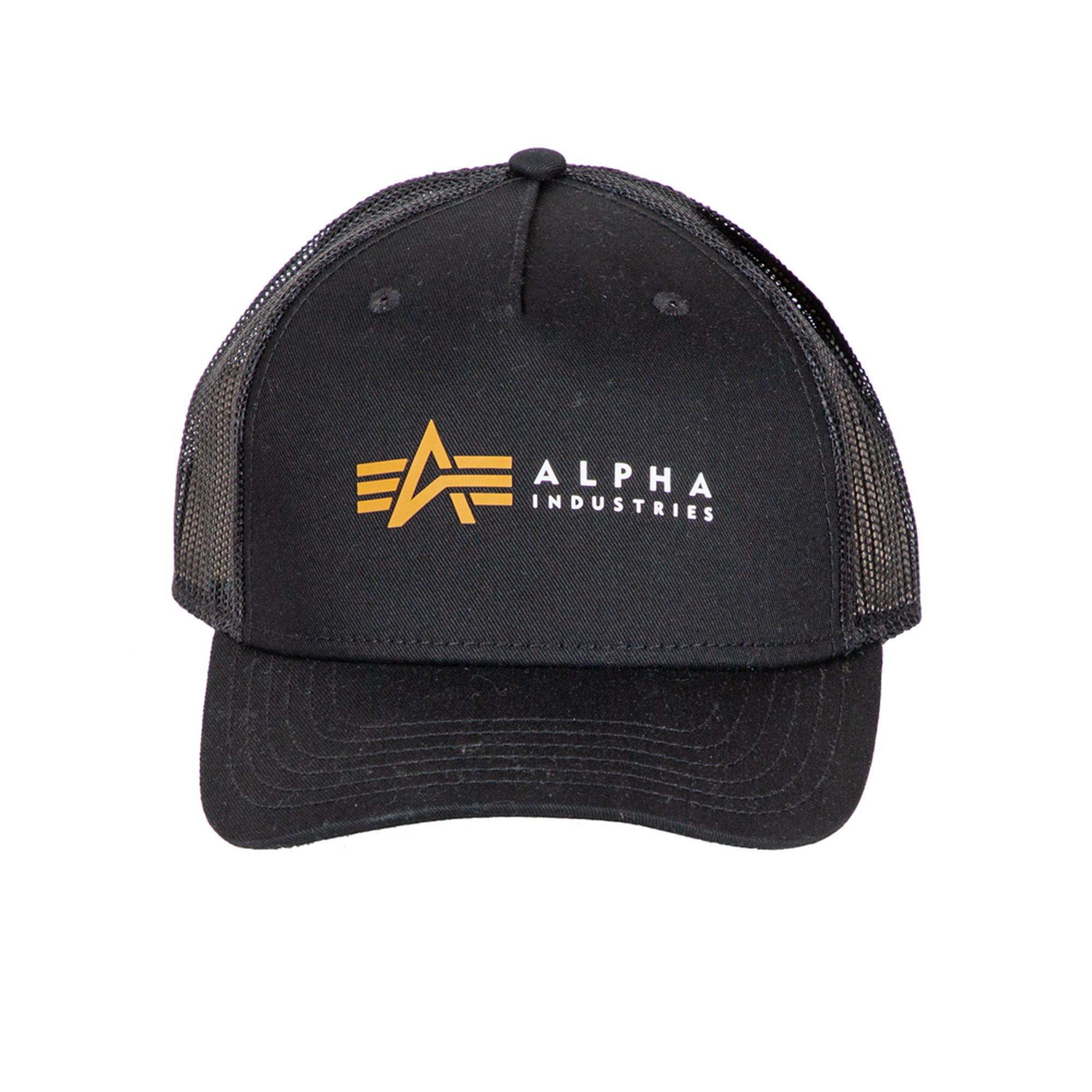 casquette trucker alpha industries alpha label