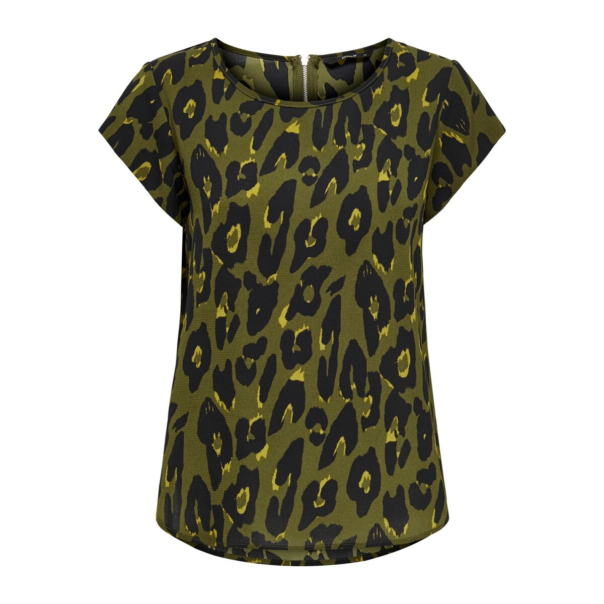 ONLY Printed Short Sleeved Top Women Green