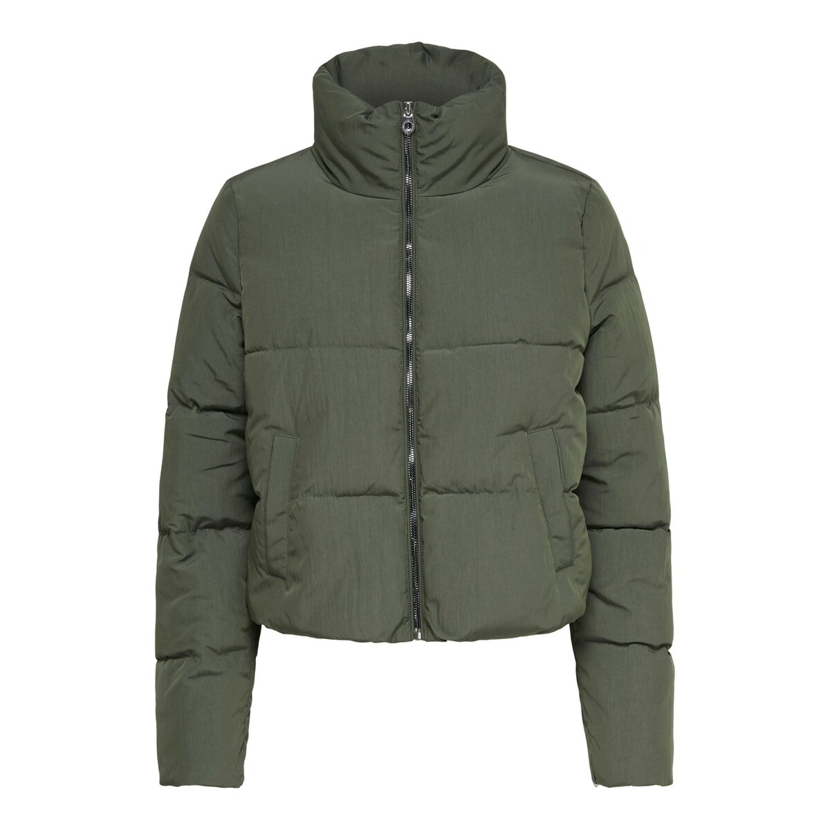 Only Short Puffer Jacket With High-neck