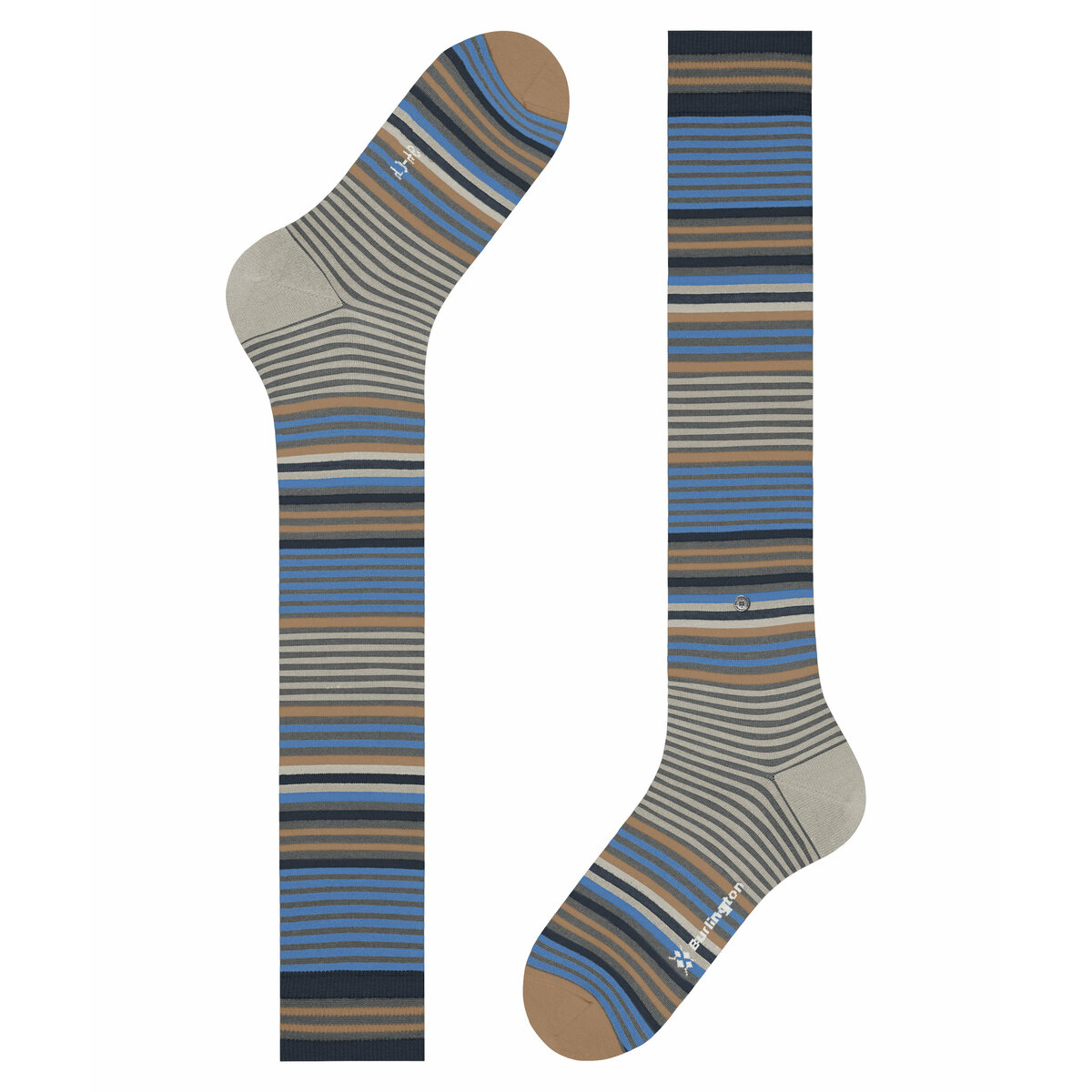 chaussettes hautes burlington stripe
