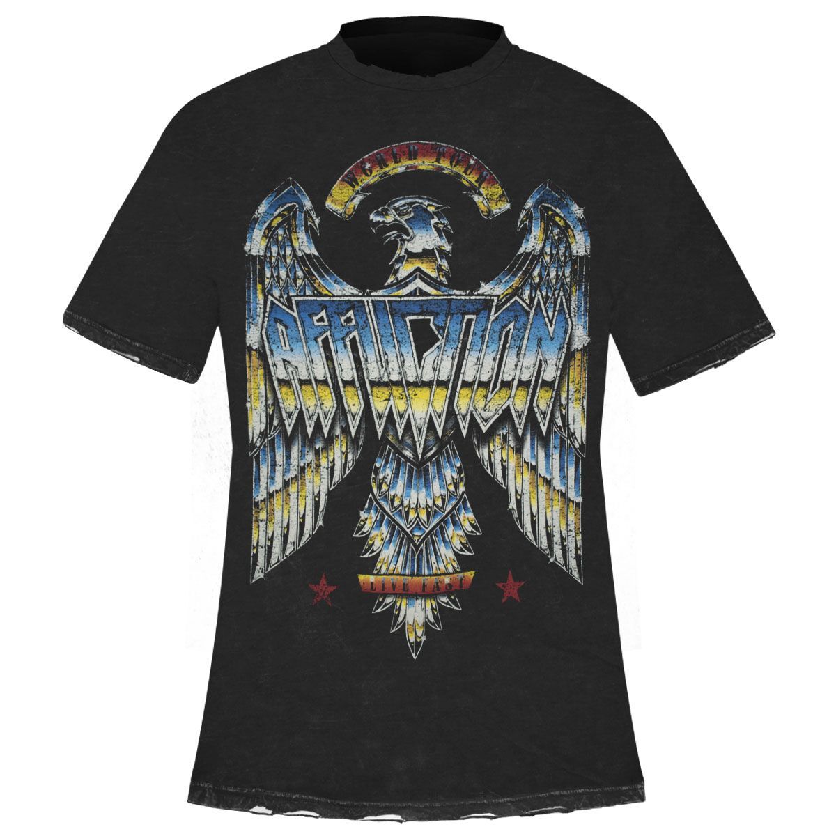 t-shirt affliction eagle world tour
