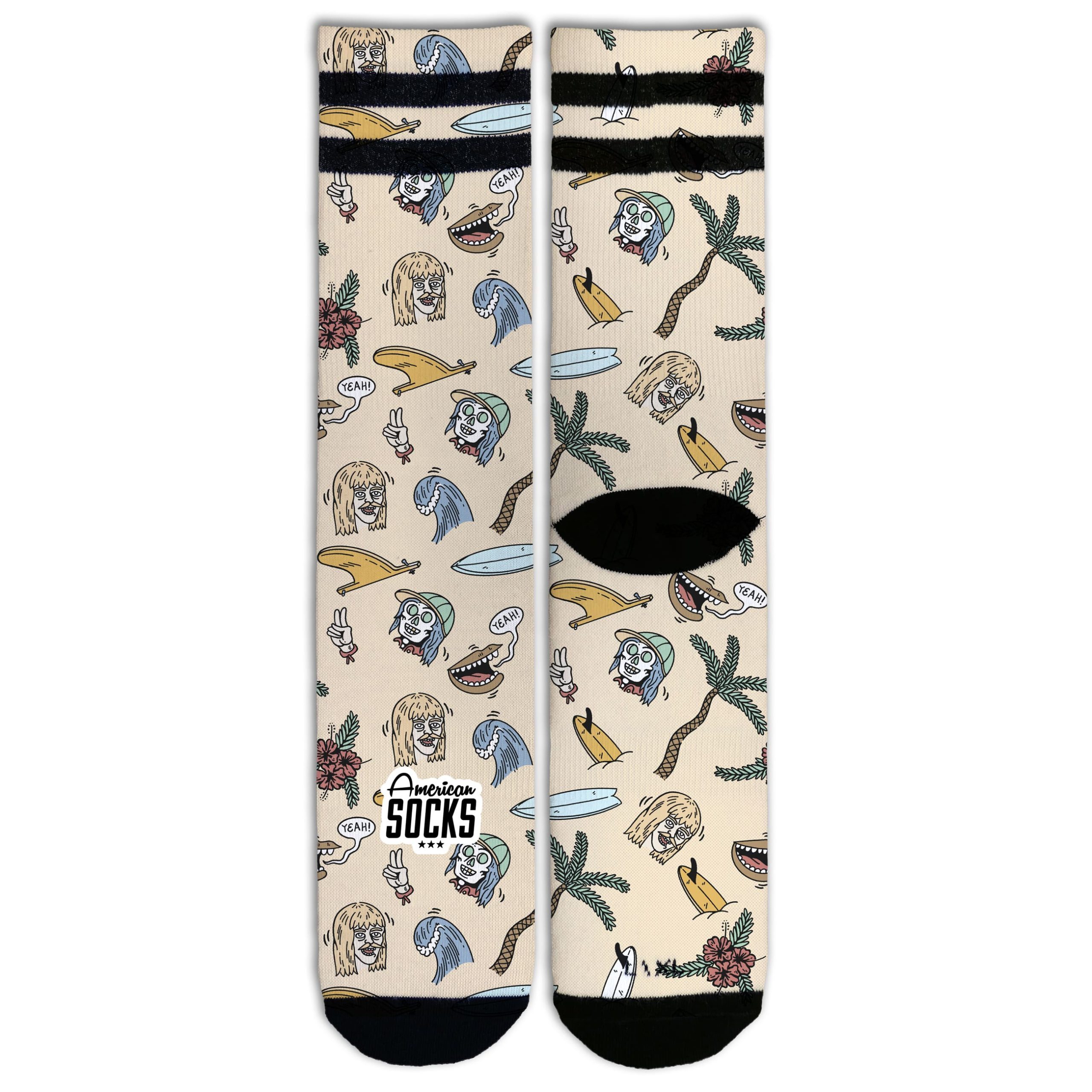 chaussettes american socks stinky surfer