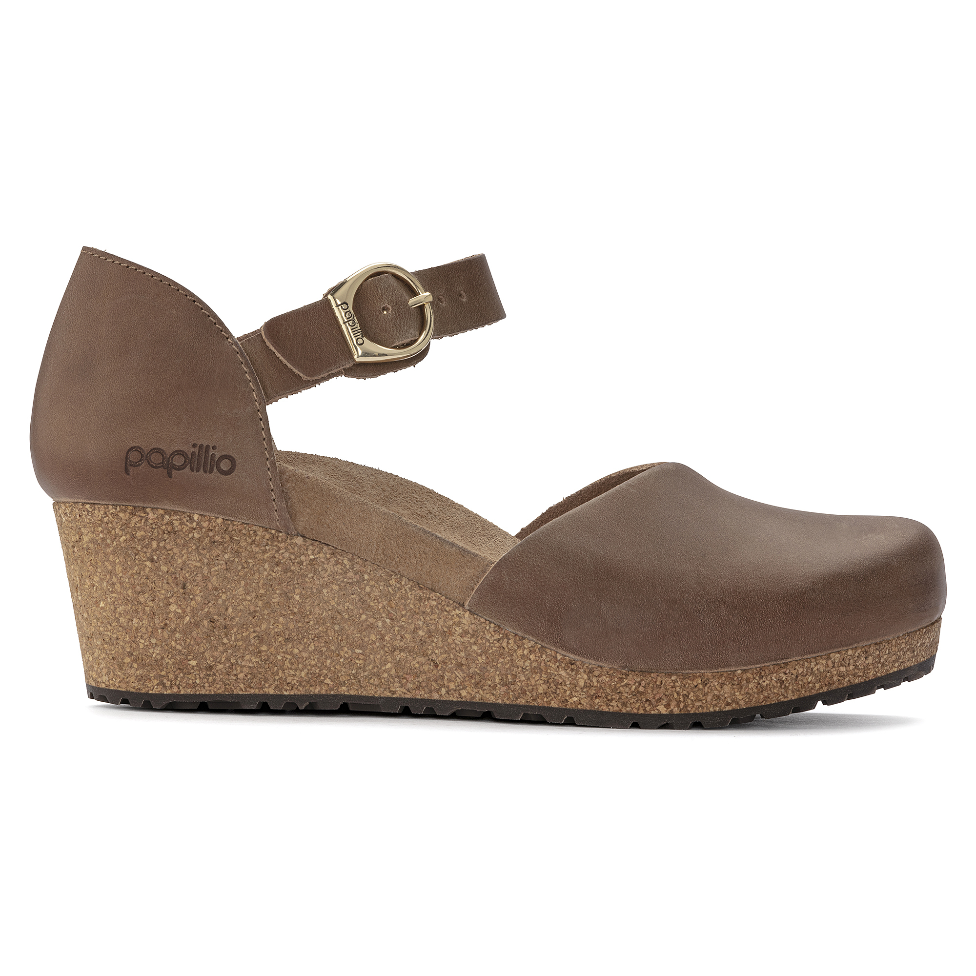 escarpins étroits femme birkenstock mary ring-buckle natural leather