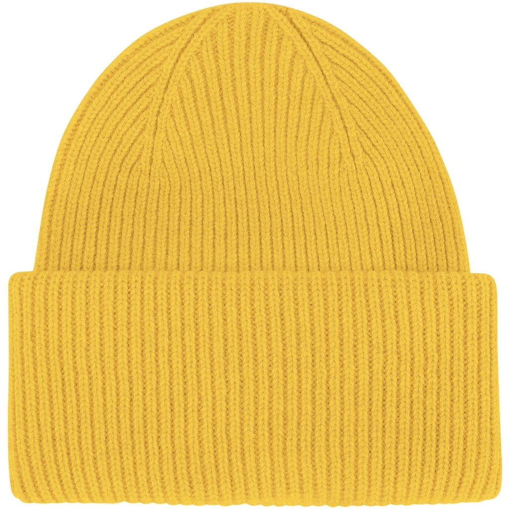bonnet à pli simple colorful standard lemon yellow