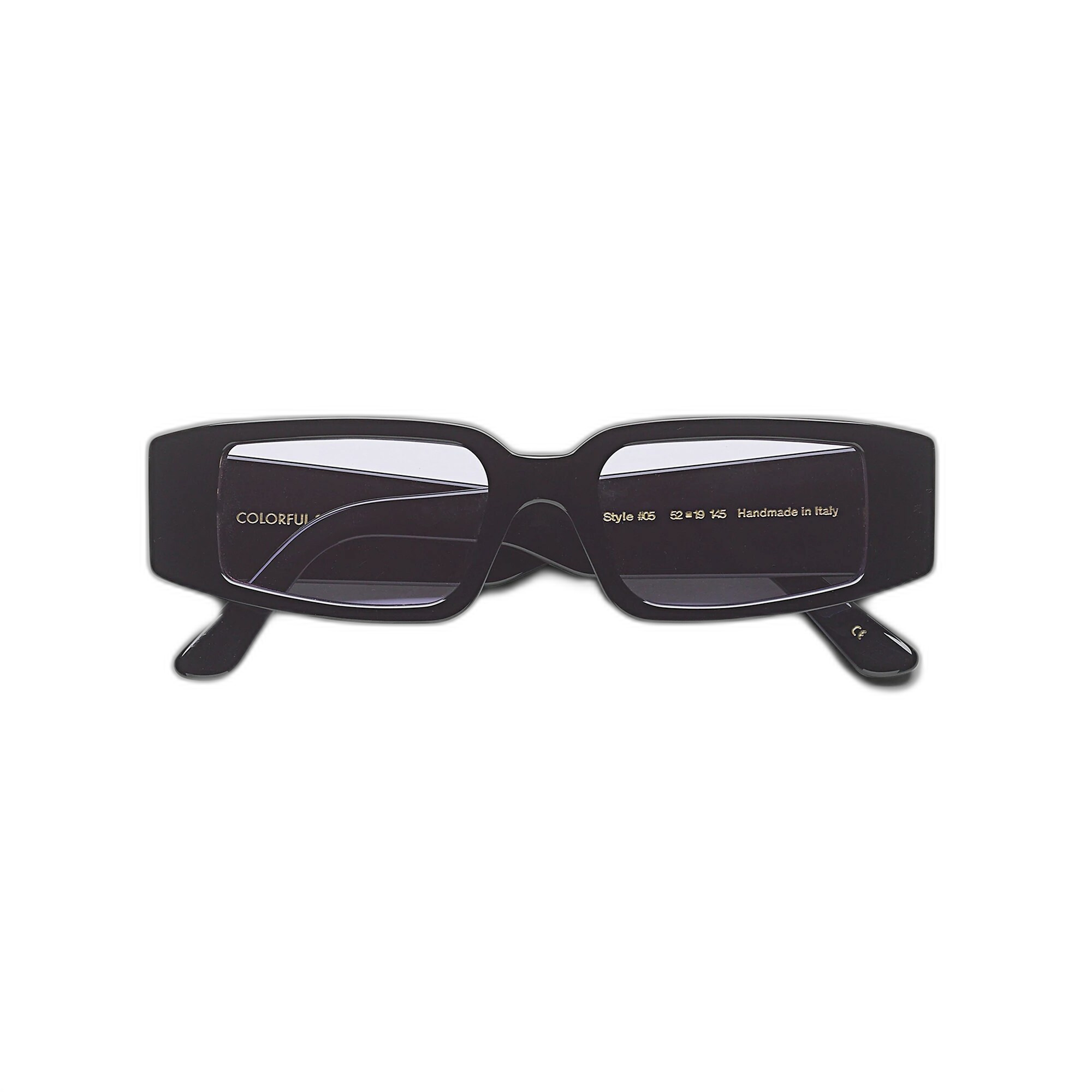 lunettes de soleil colorful standard 05 deep black solid/lavender