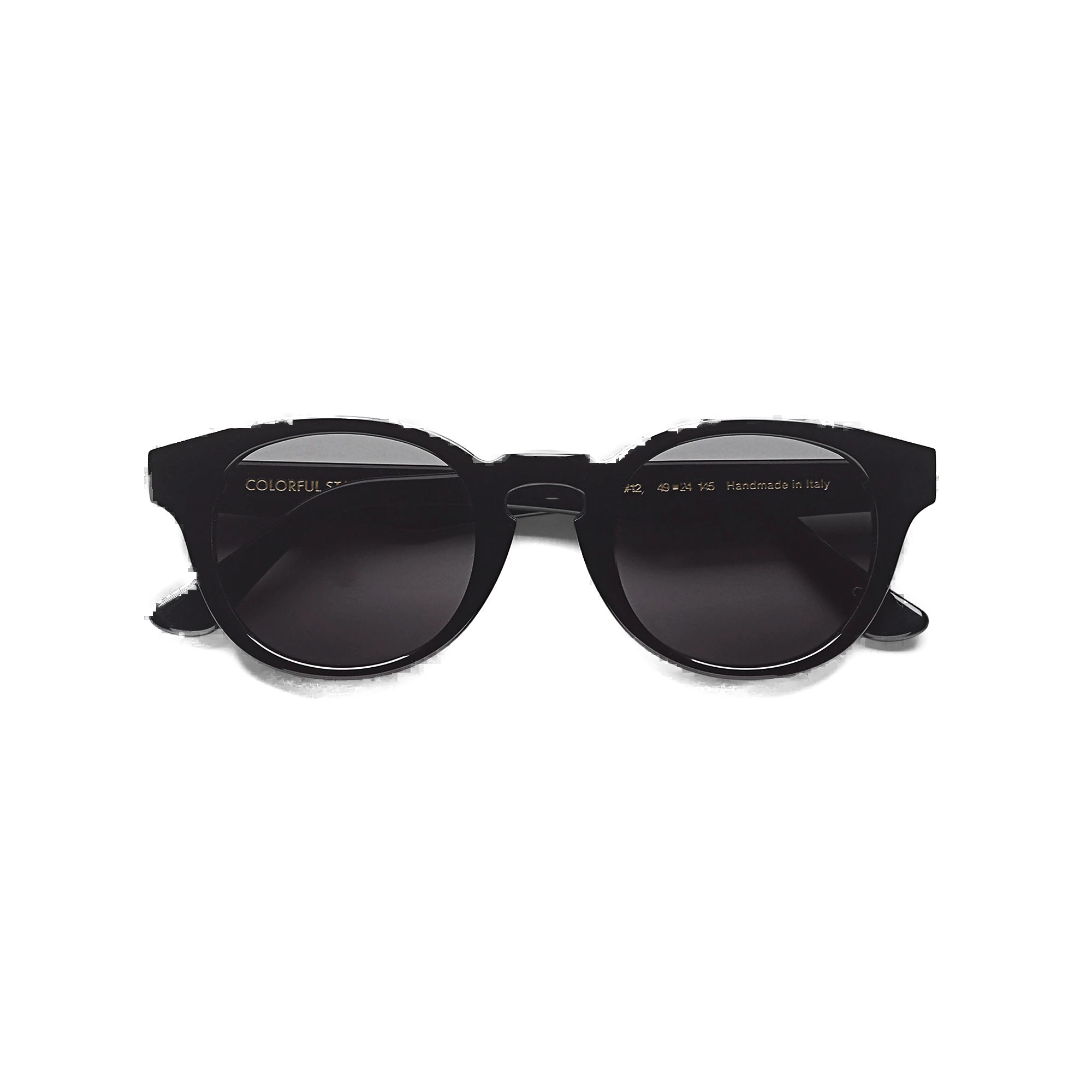 lunettes de soleil colorful standard 12 deep black solid/black