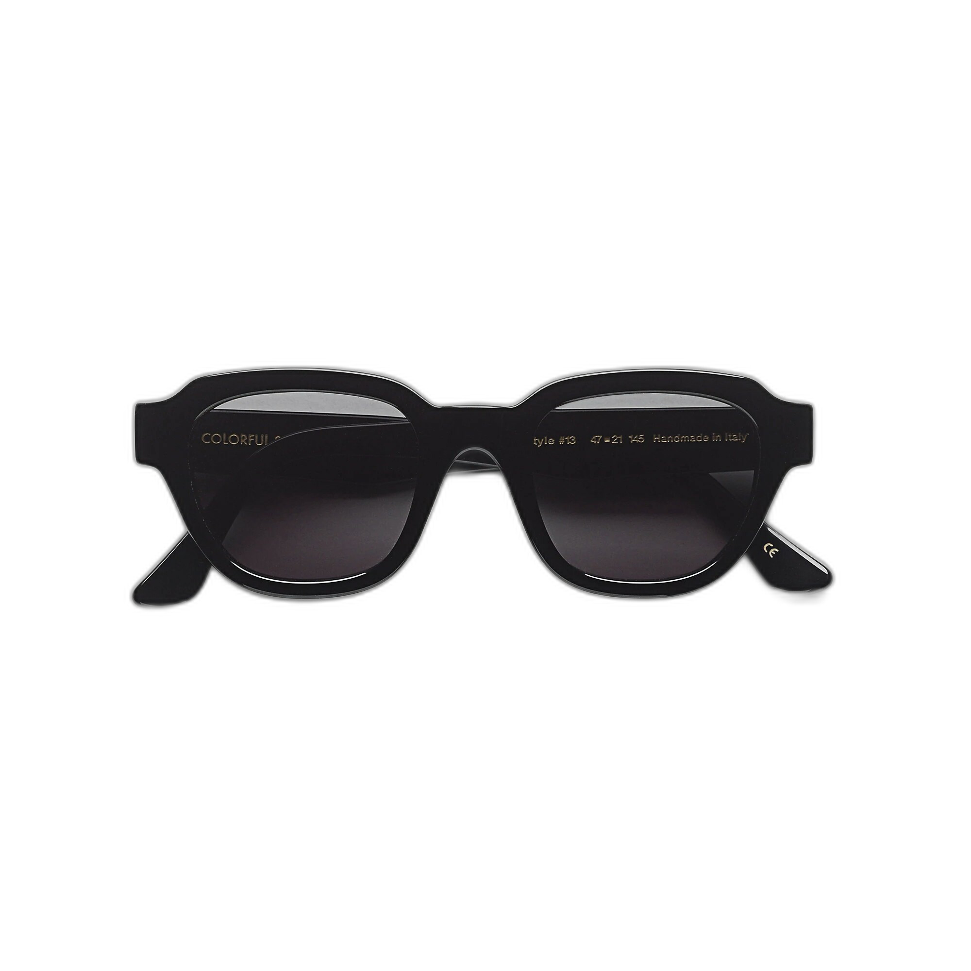 lunettes de soleil colorful standard 13 deep black solid/black