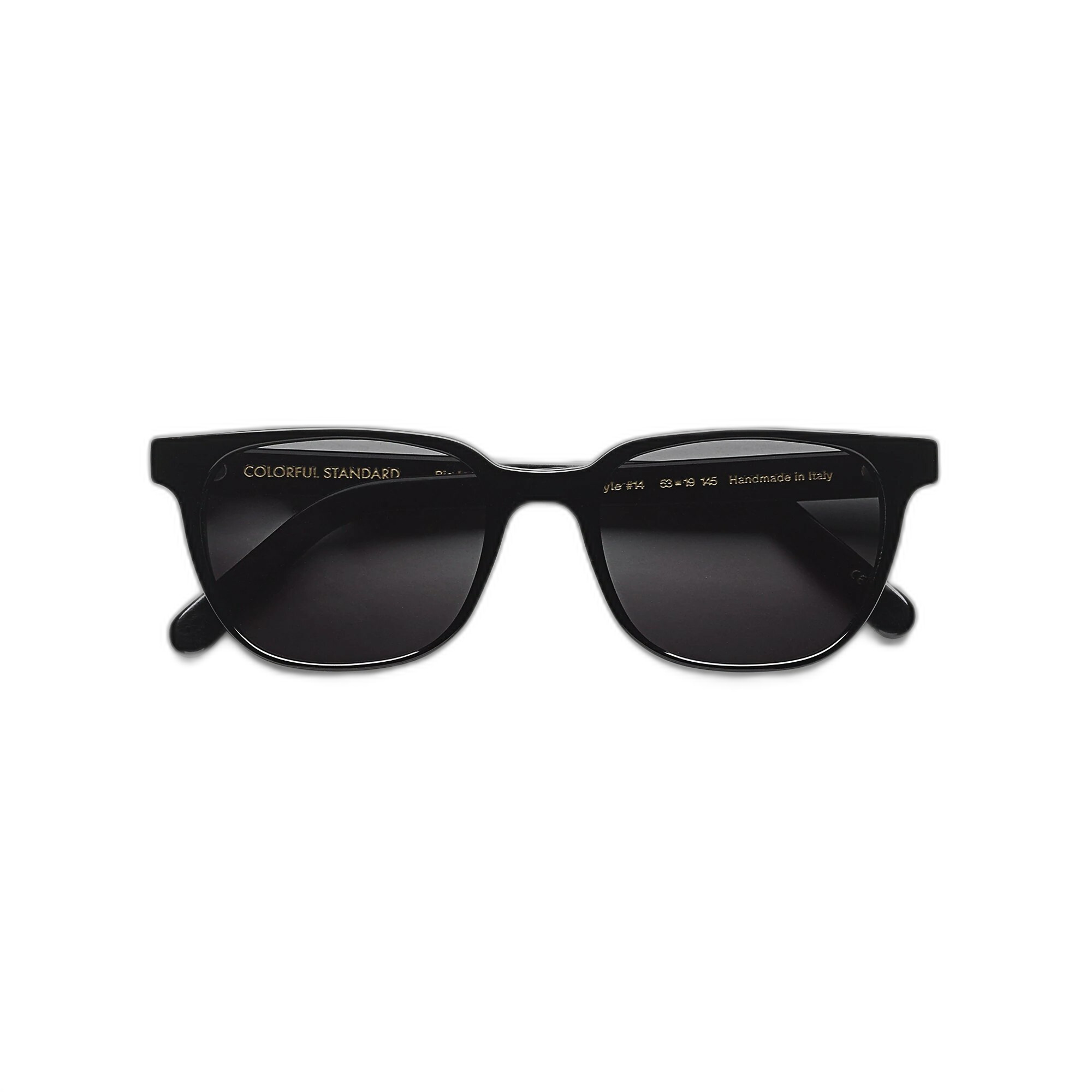 lunettes de soleil colorful standard 14 deep black solid/black