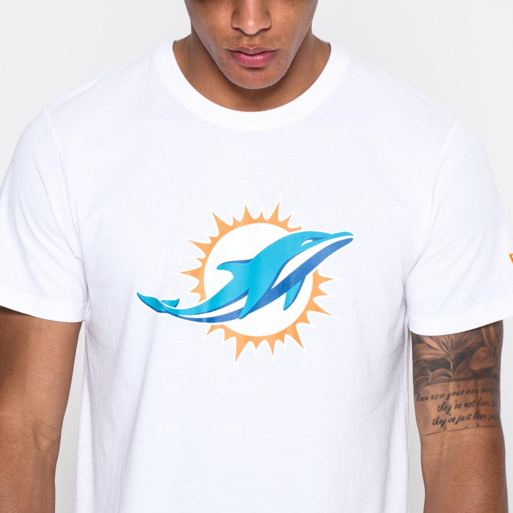 T-shirt New Era logo Miami Dolphins