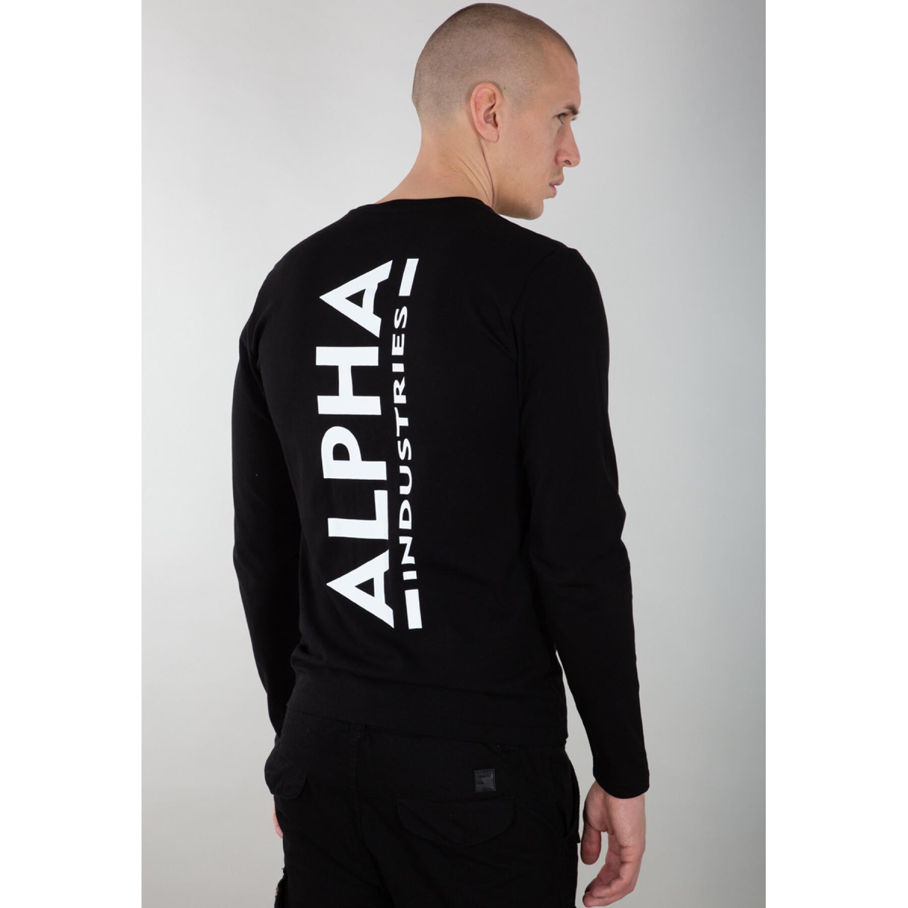 T-shirt manches longues Alpha Industries Back Print Heavy
