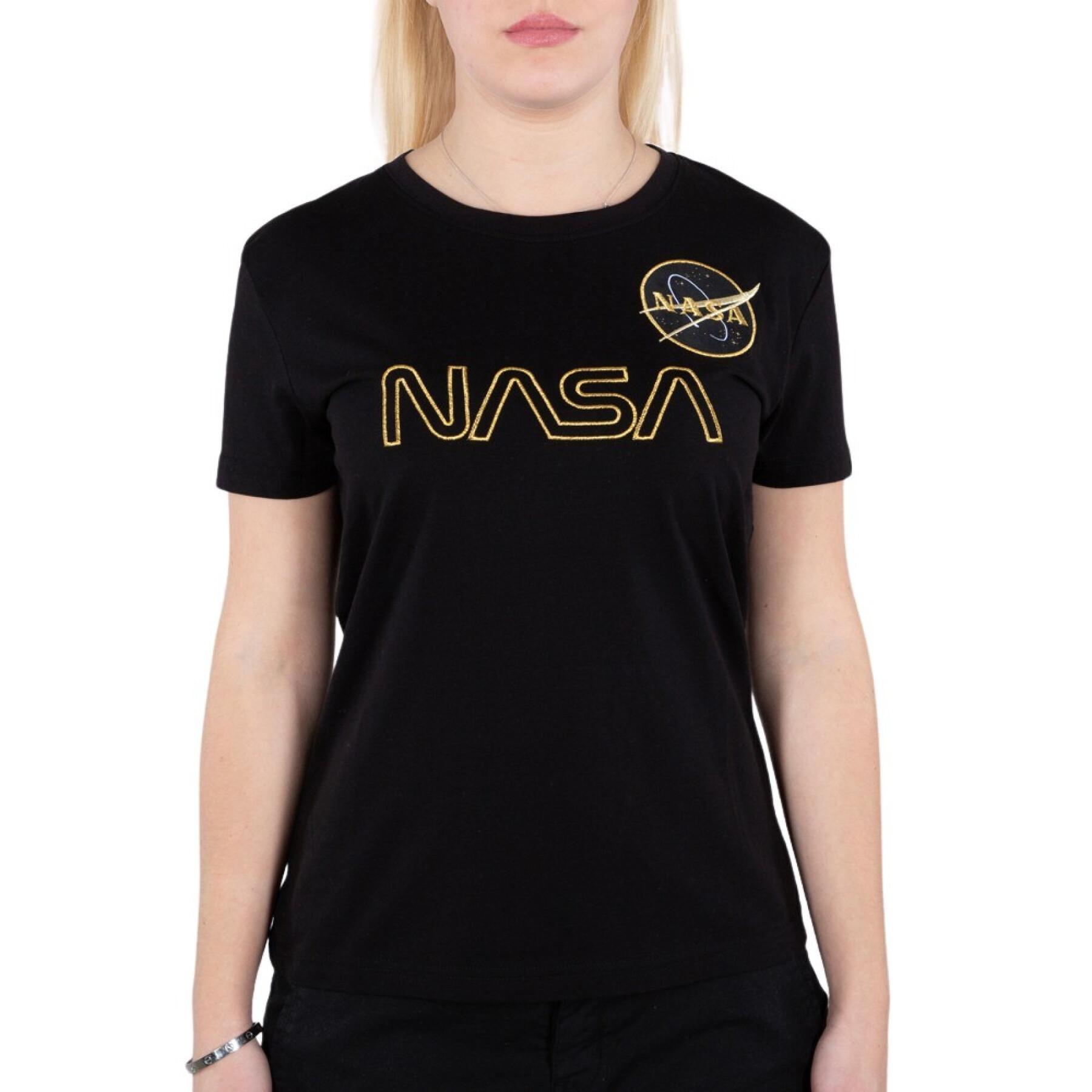 T-shirt femme Alpha Industries NASA embroidery T
