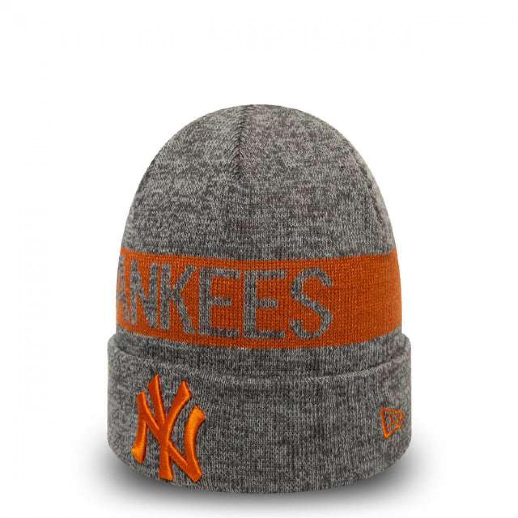 Bonnet tricoté New Era Marl New York Yankees