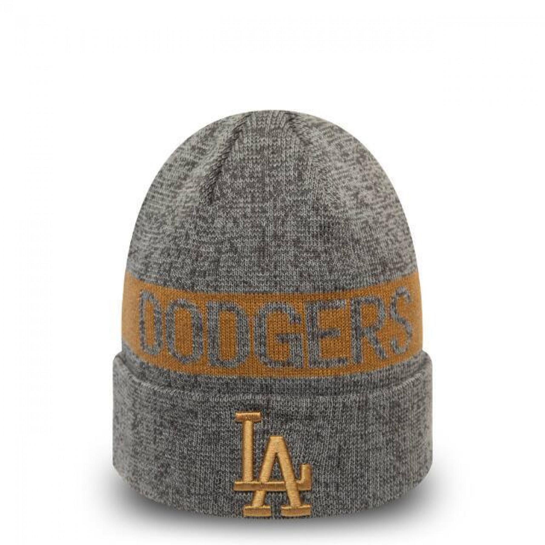 Bonnet tricoté New Era Marl Los Angeles Dodgers