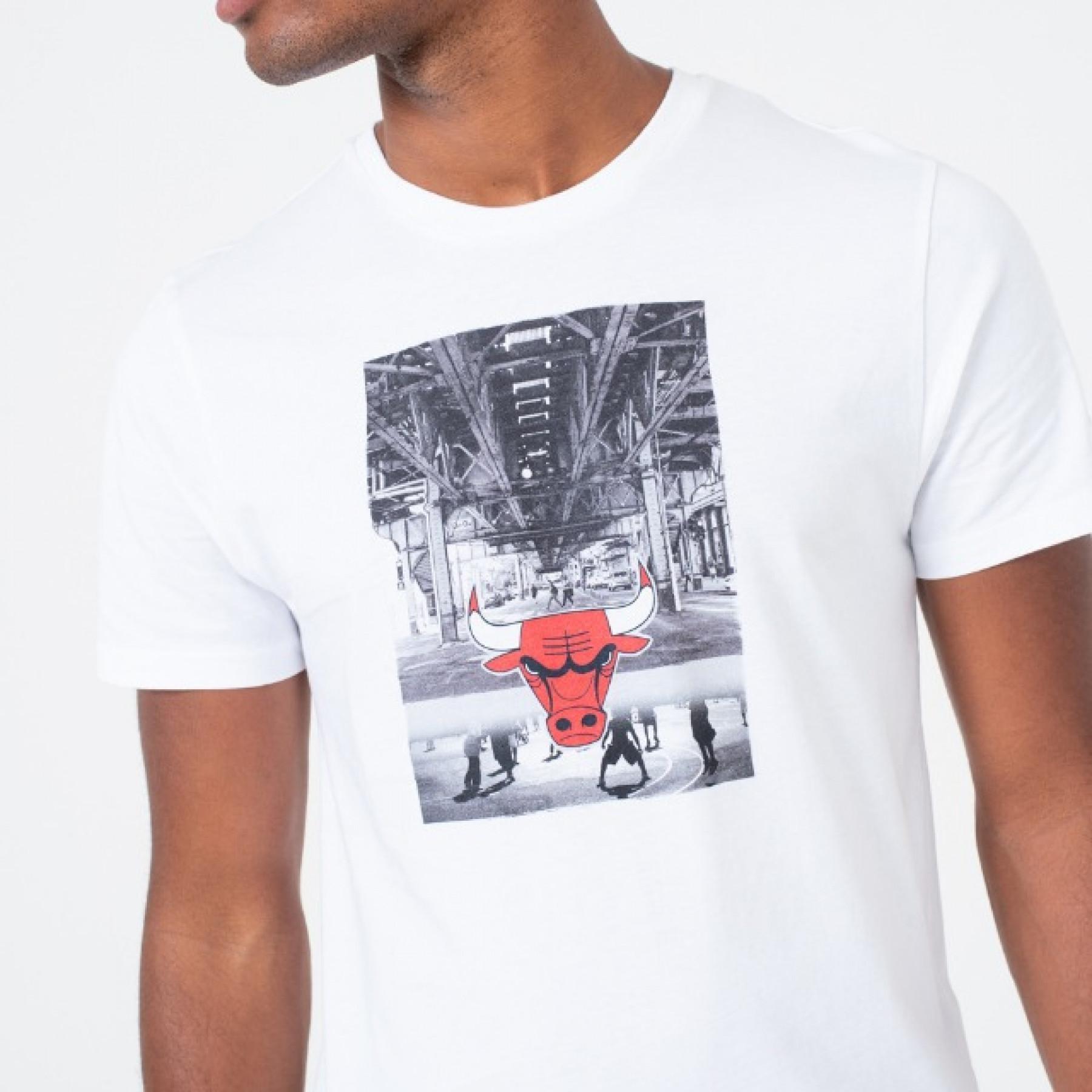 T-shirt New Era Chicago Bulls Imprimé Graphique