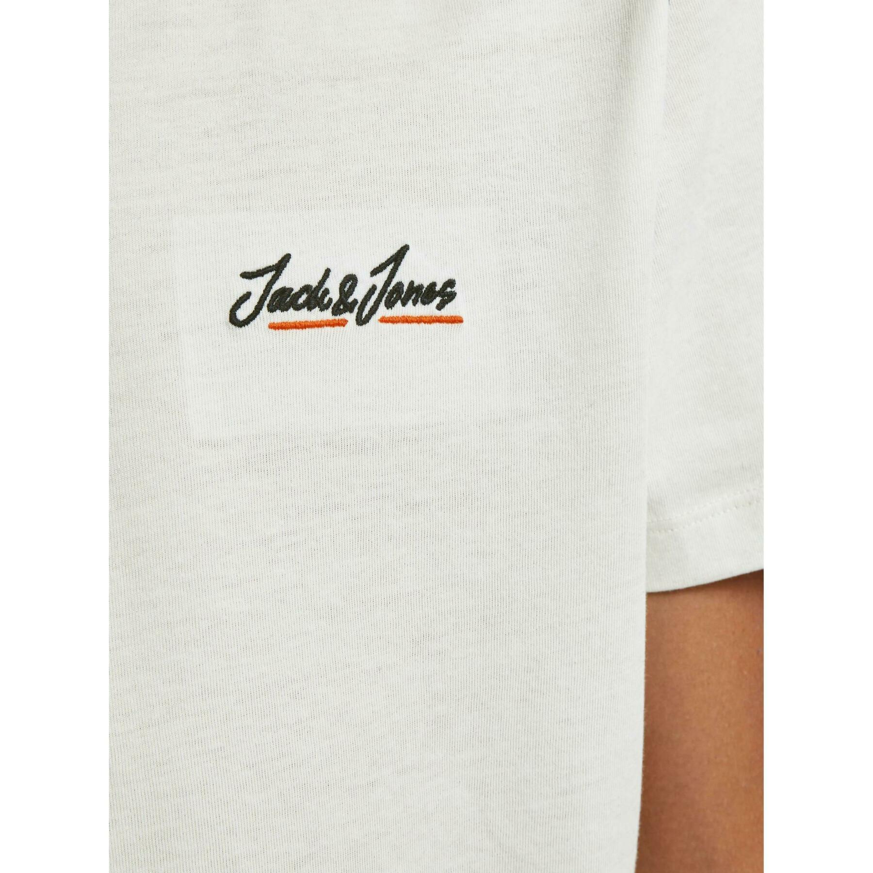 T-shirt enfant Jack & Jones col ras-du-cou tons