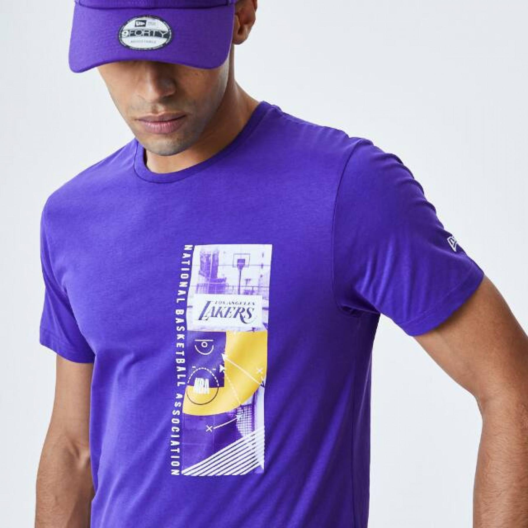 T-shirt New Era NBA Photo Nt Los Angeles Lakers