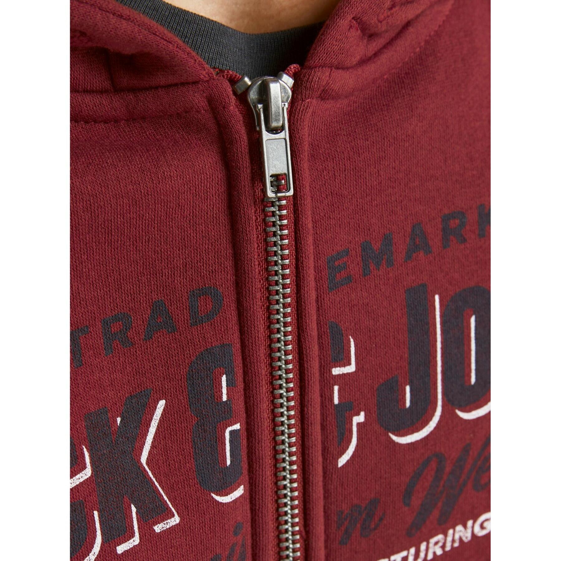 Sweatshirt à zip enfant Jack & Jones Logo