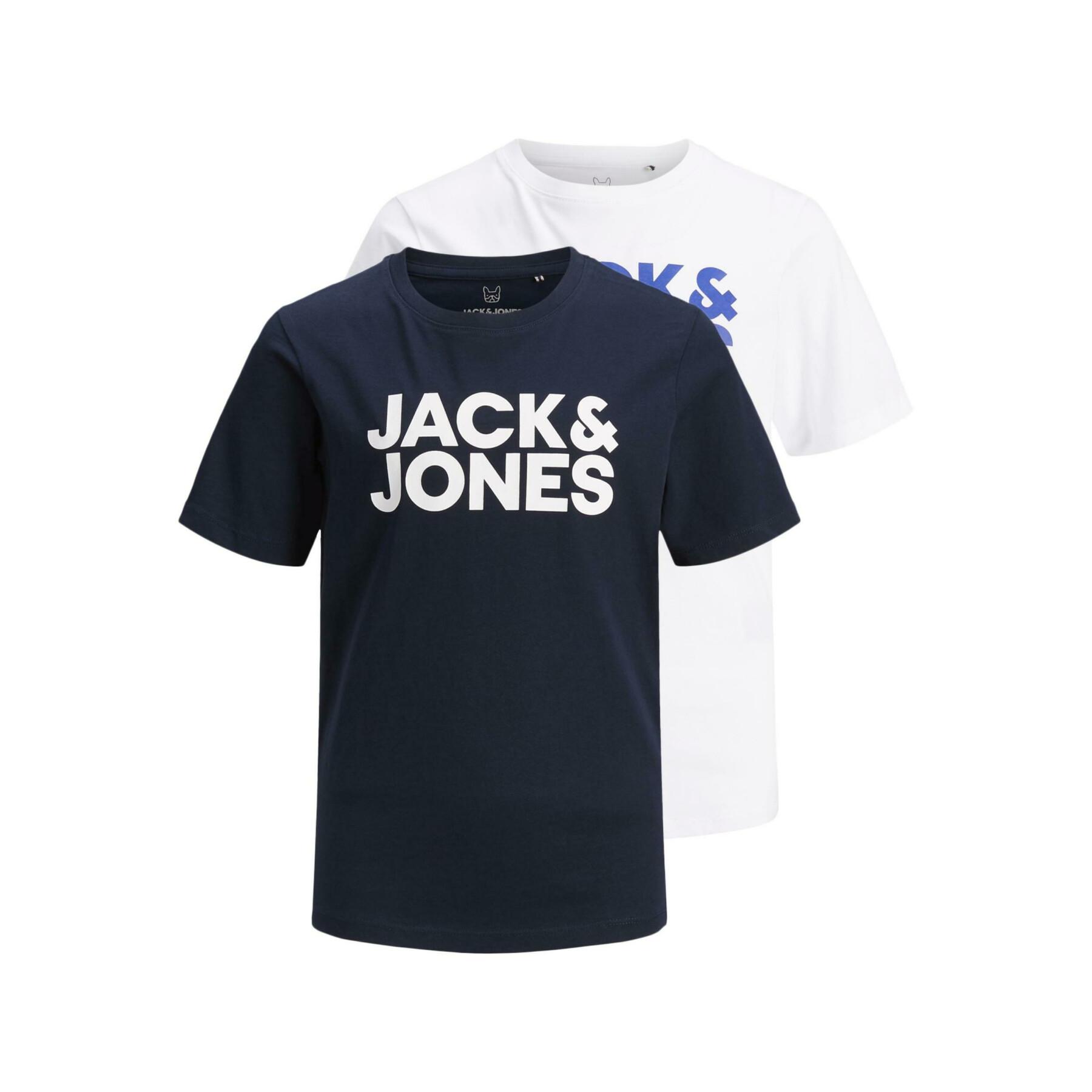 Lot de 2 t-shirts enfant Jack & Jones corp logo