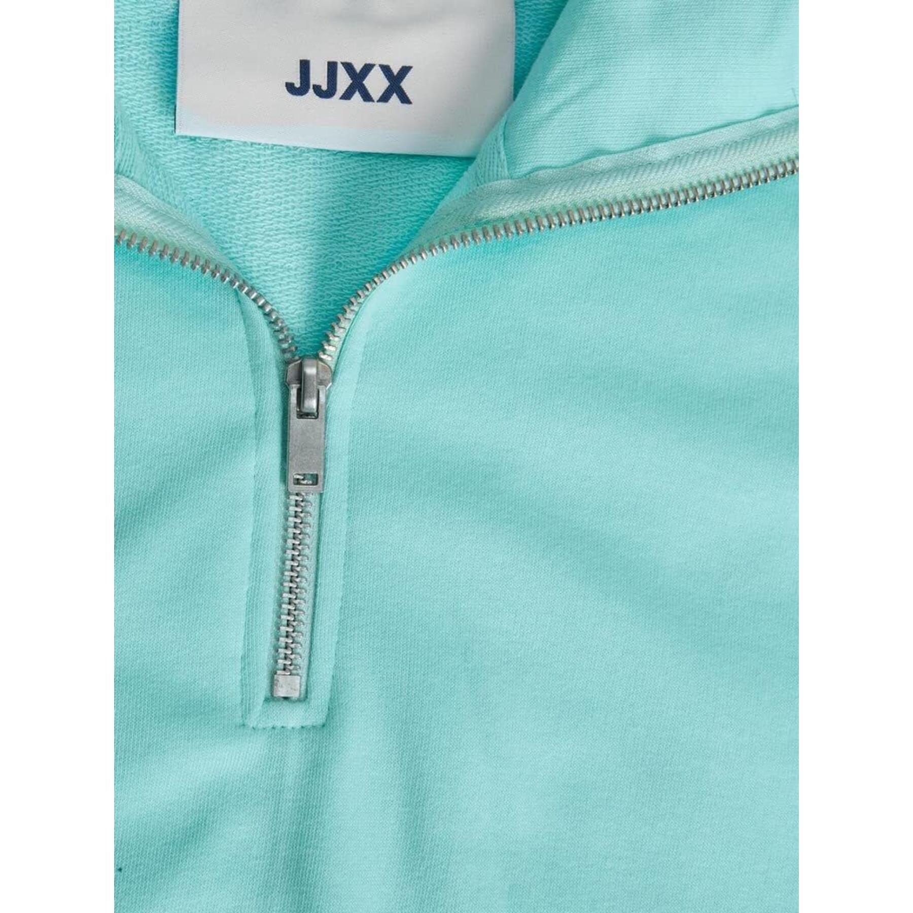 Sweatshirt 1/2 zip femme JJXX Alfa Reg Every