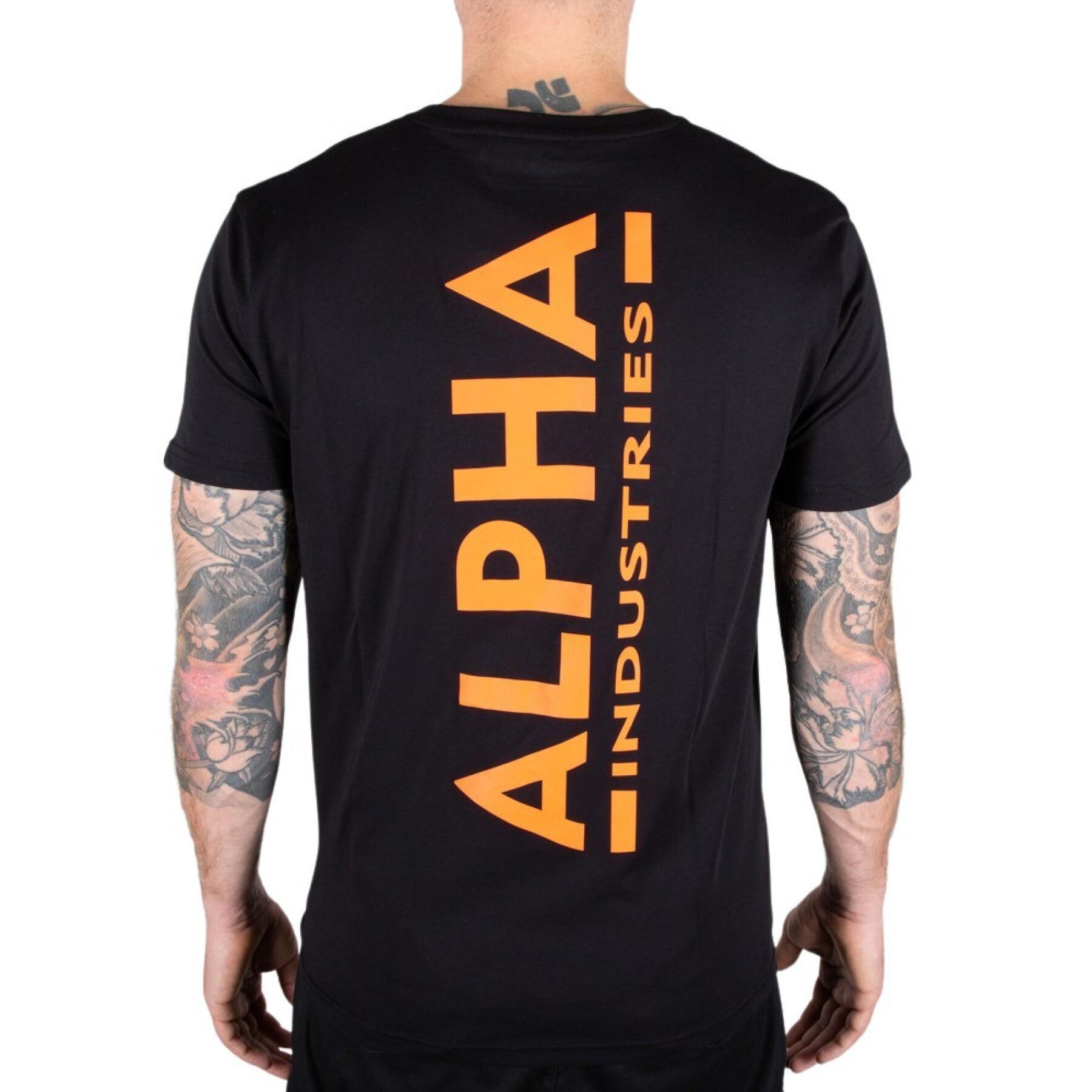 T-shirt reflective Alpha Industries Backprint T Print