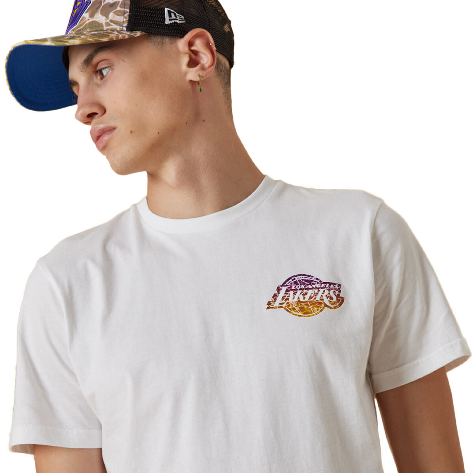 T-shirt à manches courtes Los Angeles Lakers