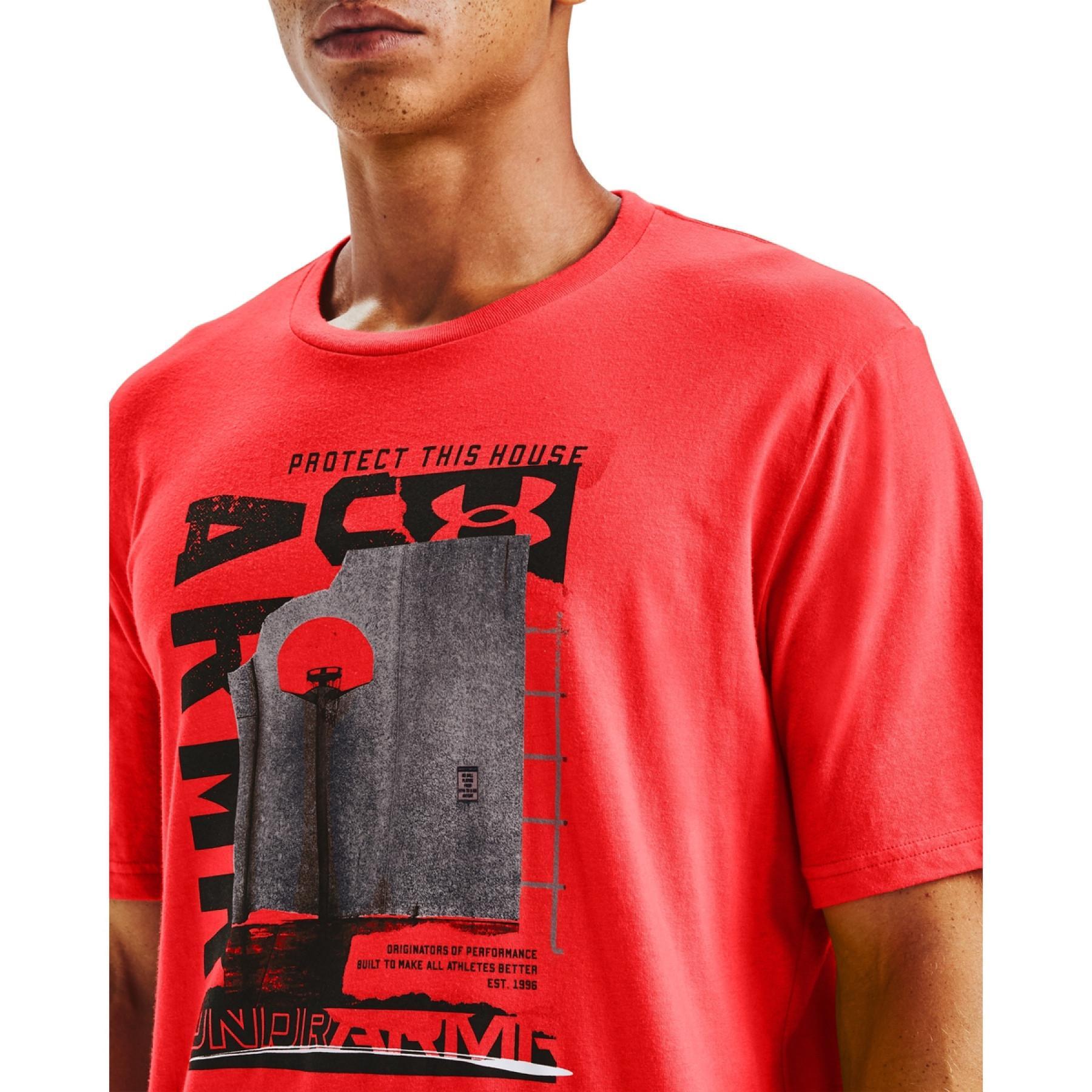 T-shirt Under Armour à manches courtes Basketball Photoreal
