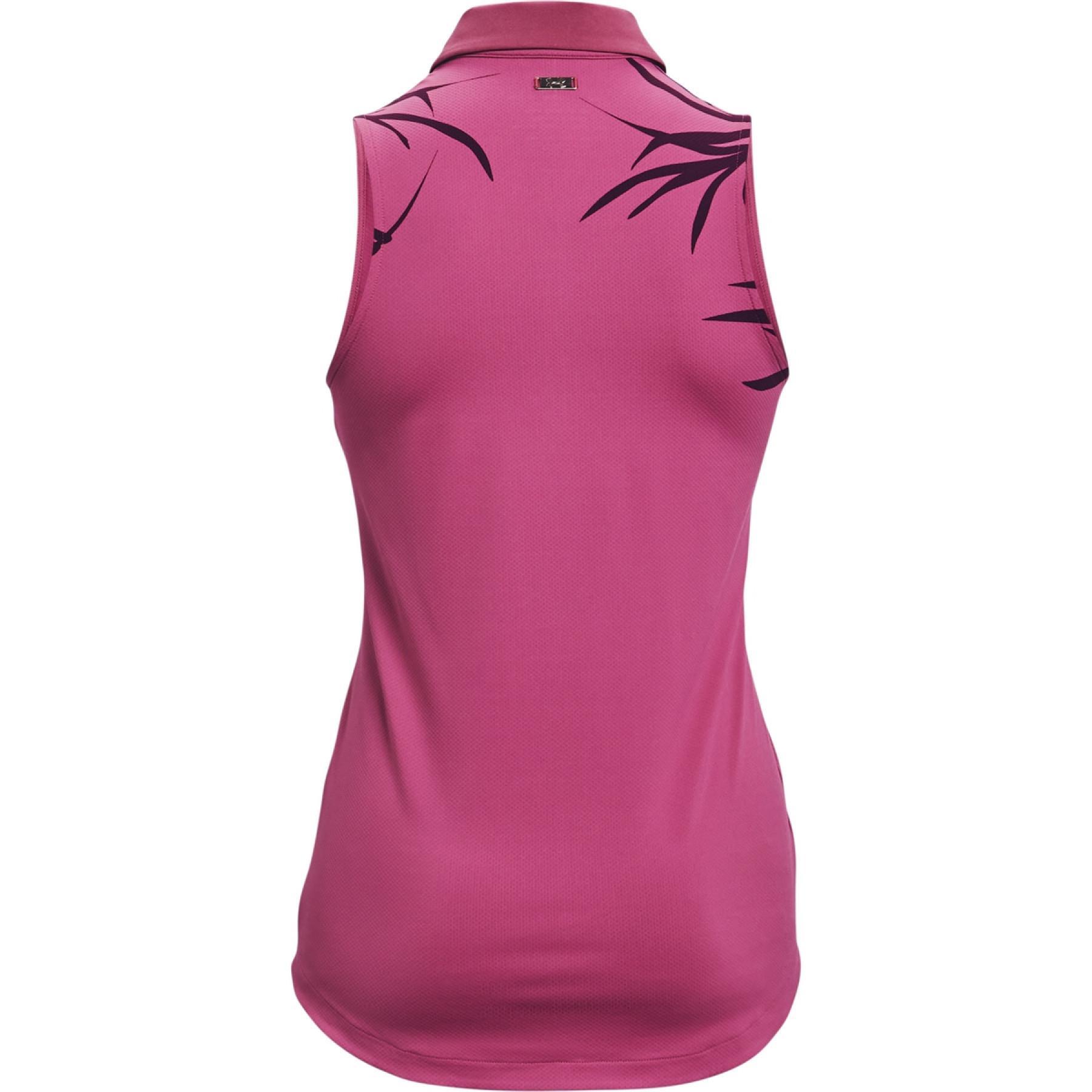 Polo femme Under Armour sans manches iso-chill