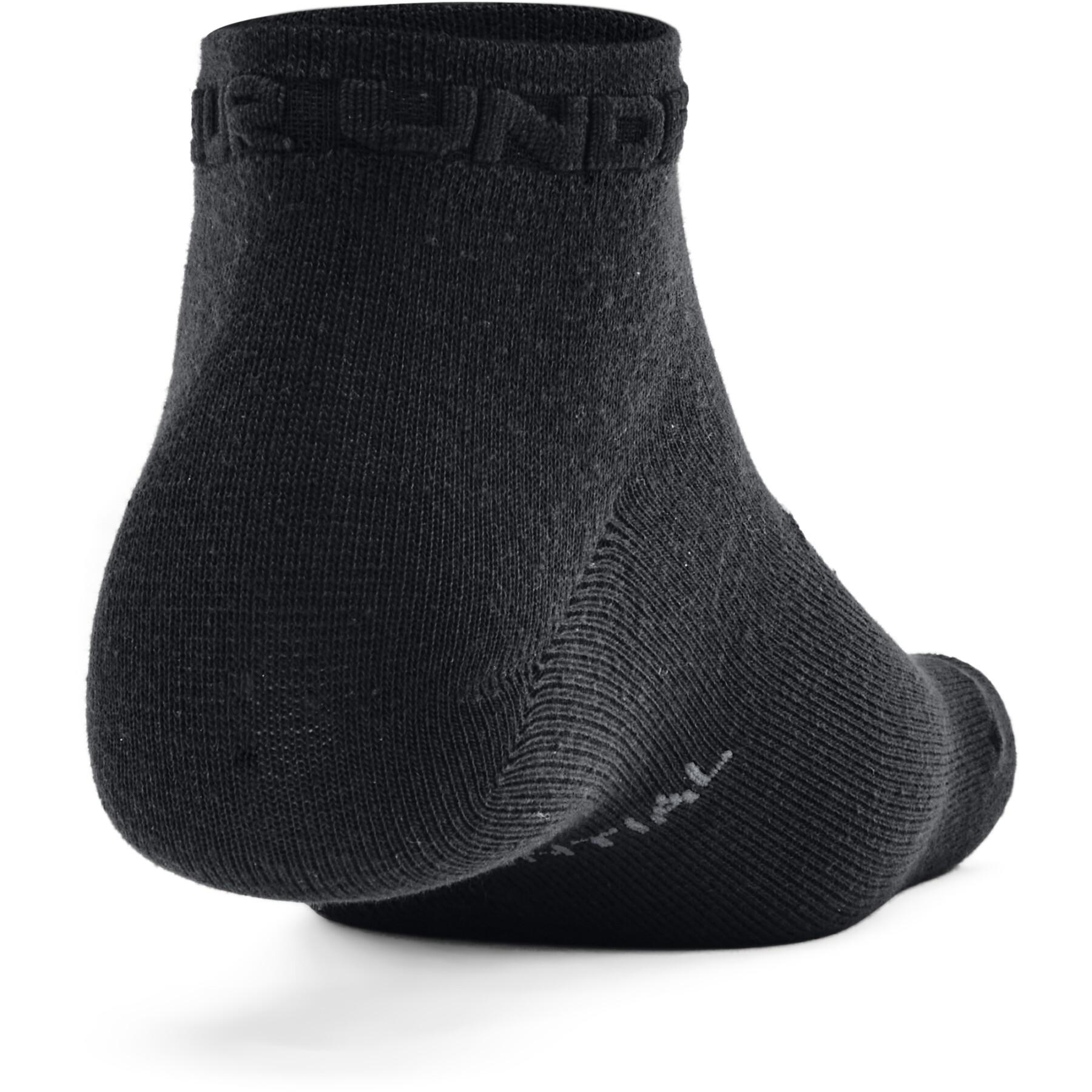 Chaussettes basses Under Armour Essential unisexes (pack of 3)