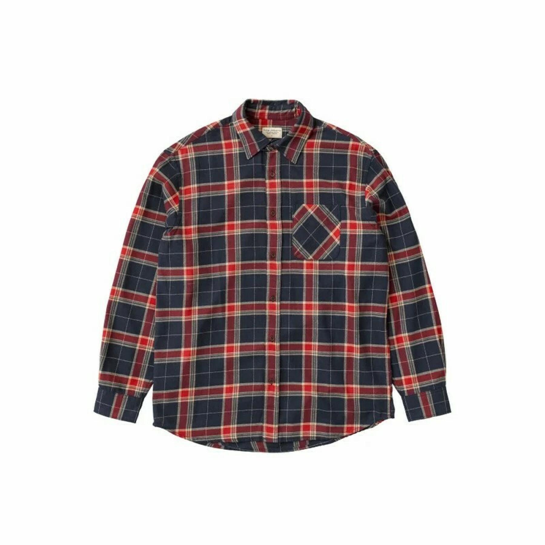 Chemise Nudie Jeans Relaxed Flannel Rebirth Multi