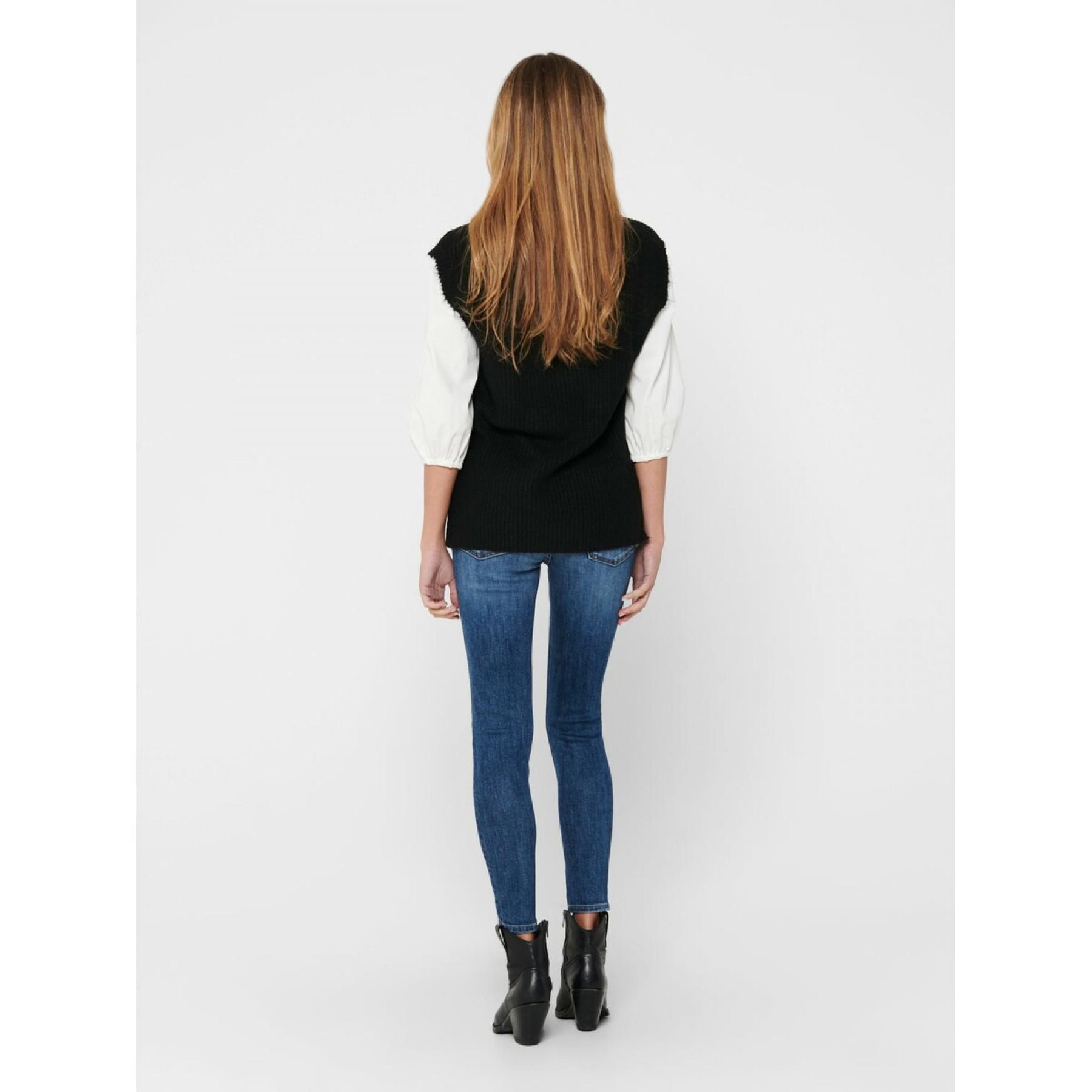 Pull femme sans manches Only Cora