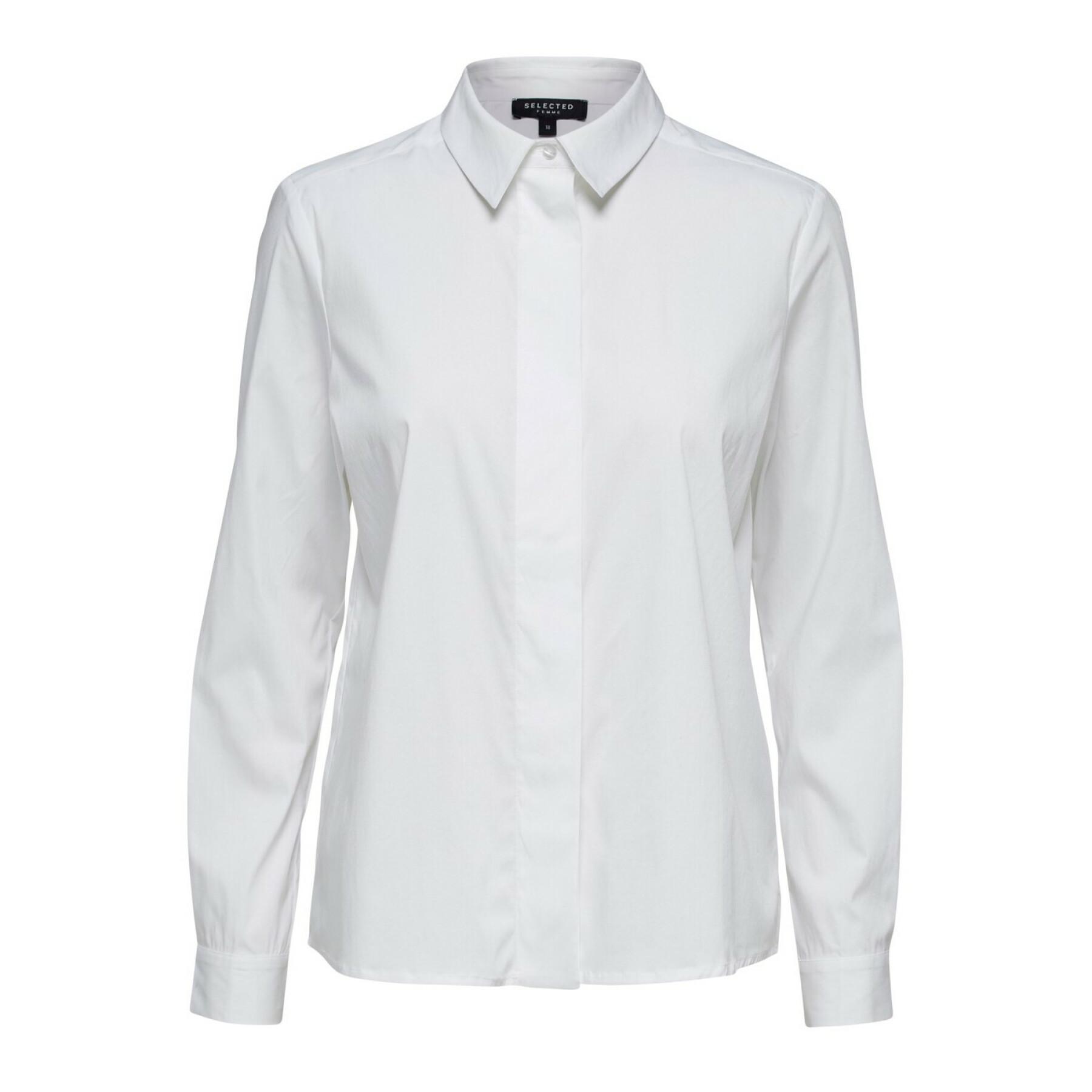 Chemise manches longues femme Selected Agnes-odette