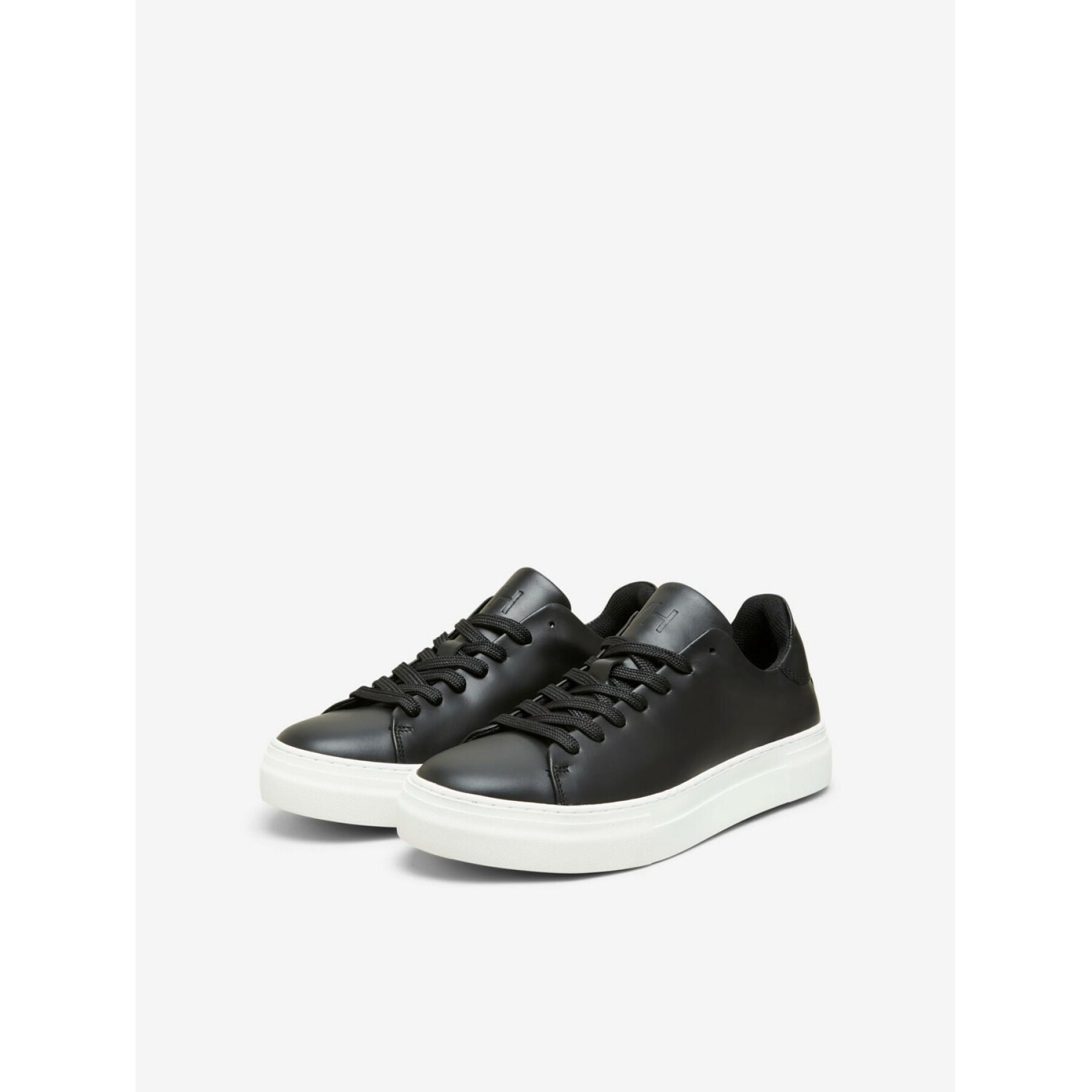 Chaussures Selected David chunky leather trainer
