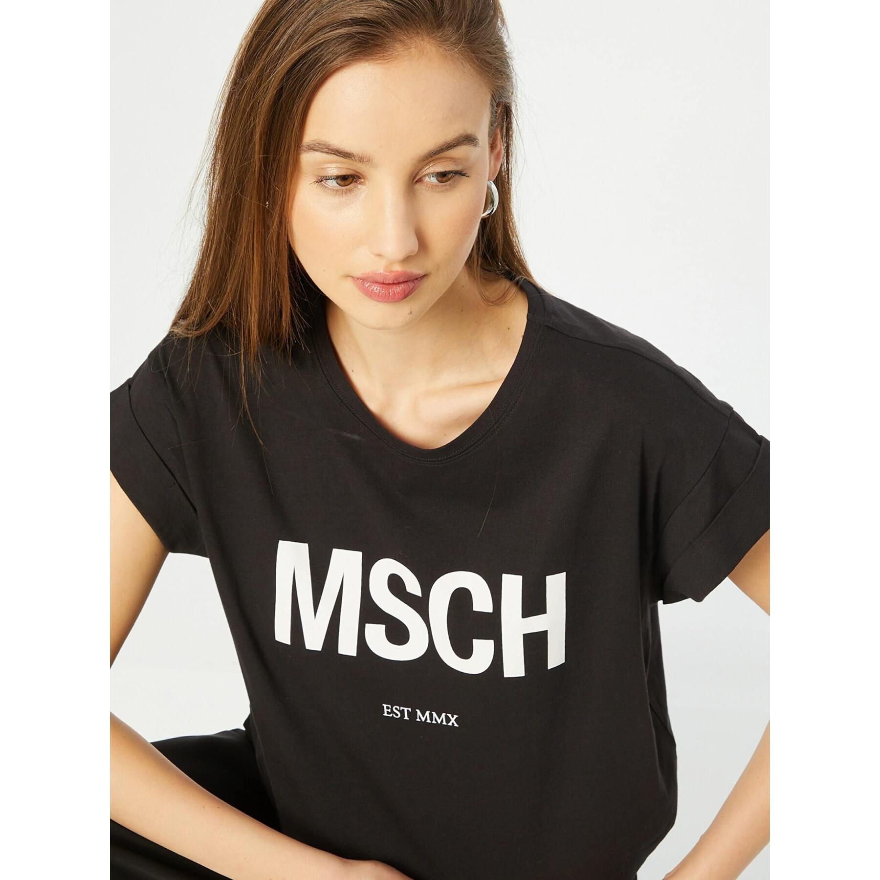 T-shirt femme Moss Copenhagen Alva Organic MSCH STD