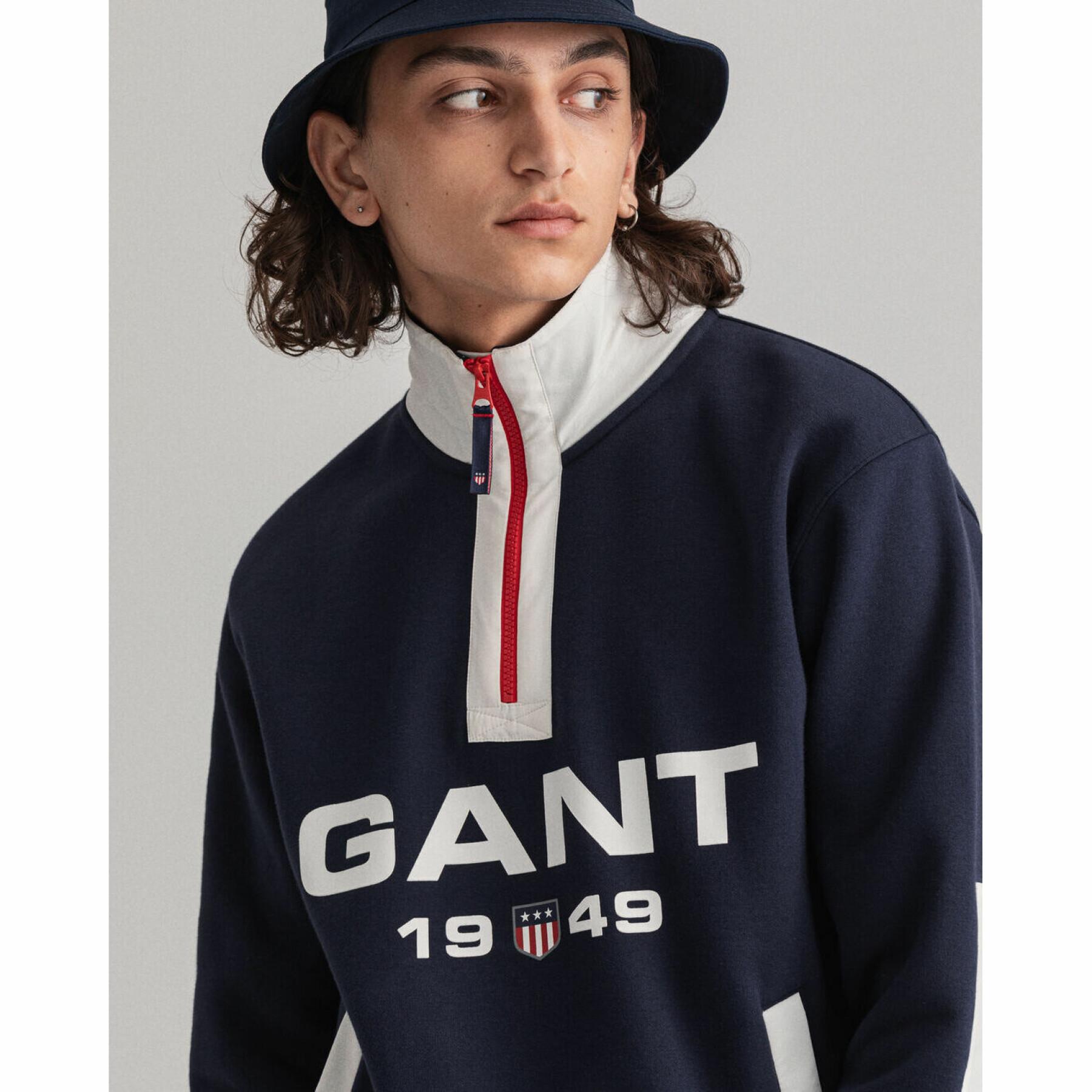 Sweatshirt Gant Retro Half-Zip
