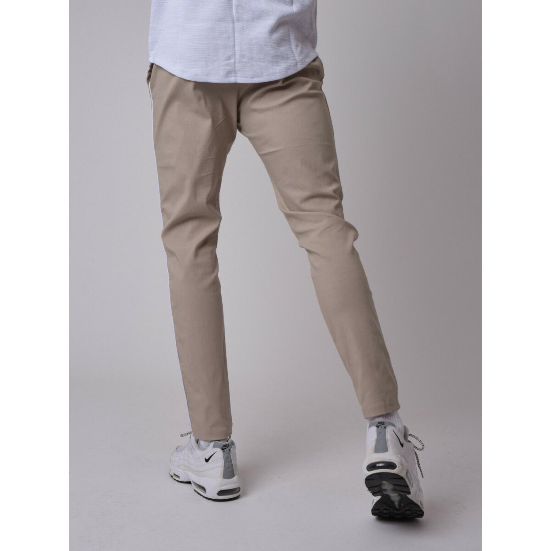 Pantalon basic cintré pipping contrasté côtés Project X Paris