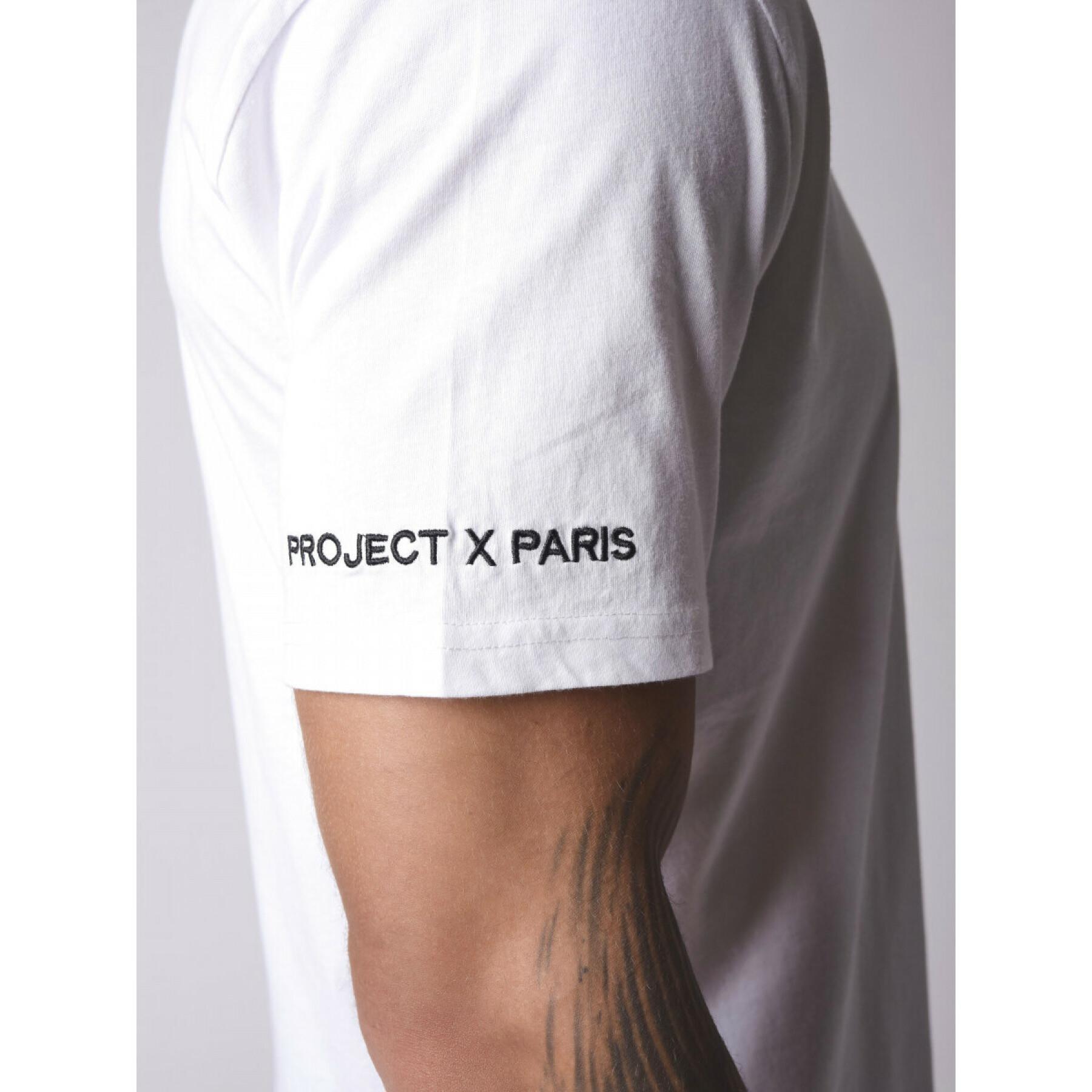 T-shirt simple broderie manche Project X Paris