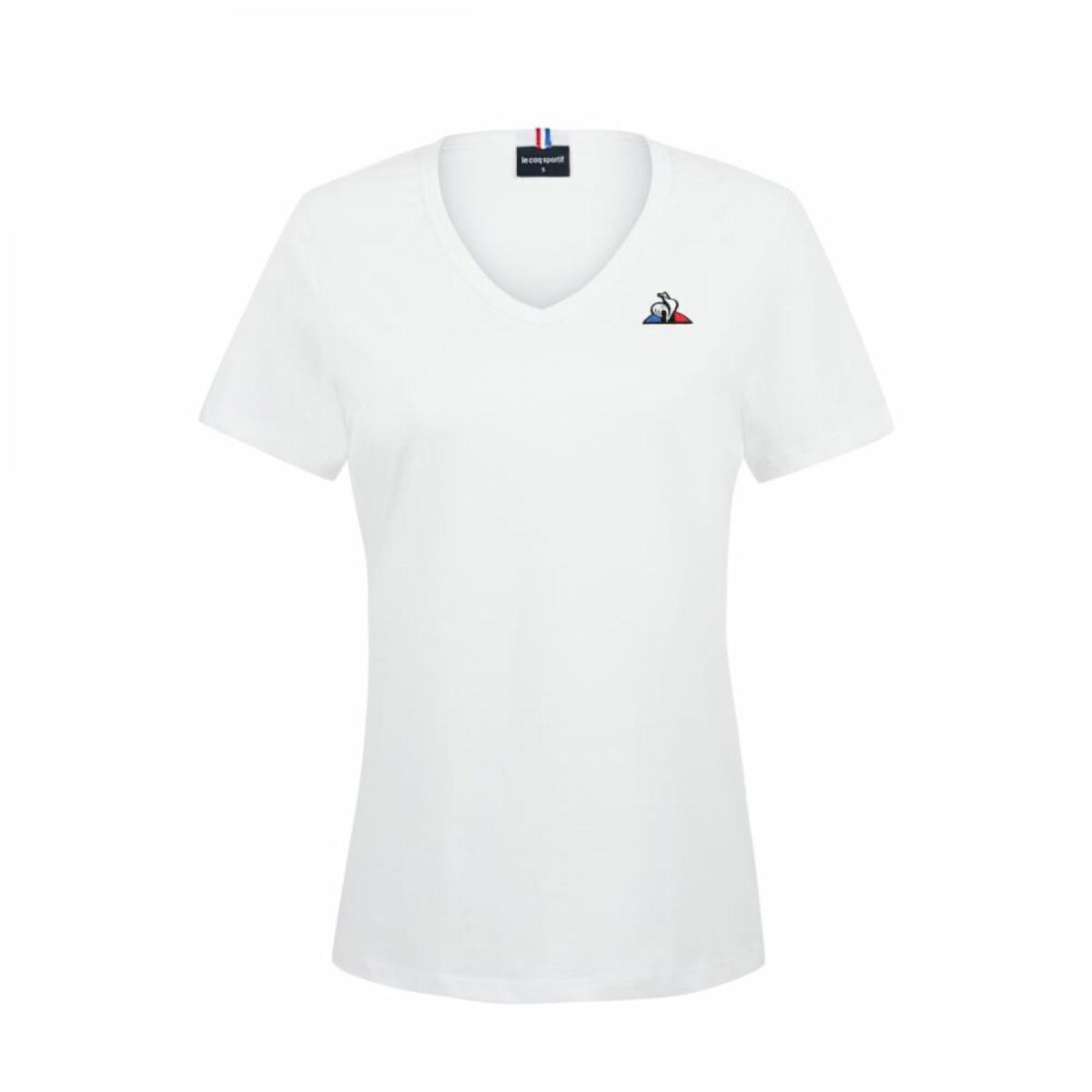 T-shirt femme Le Coq Sportif essentiel col v n°1