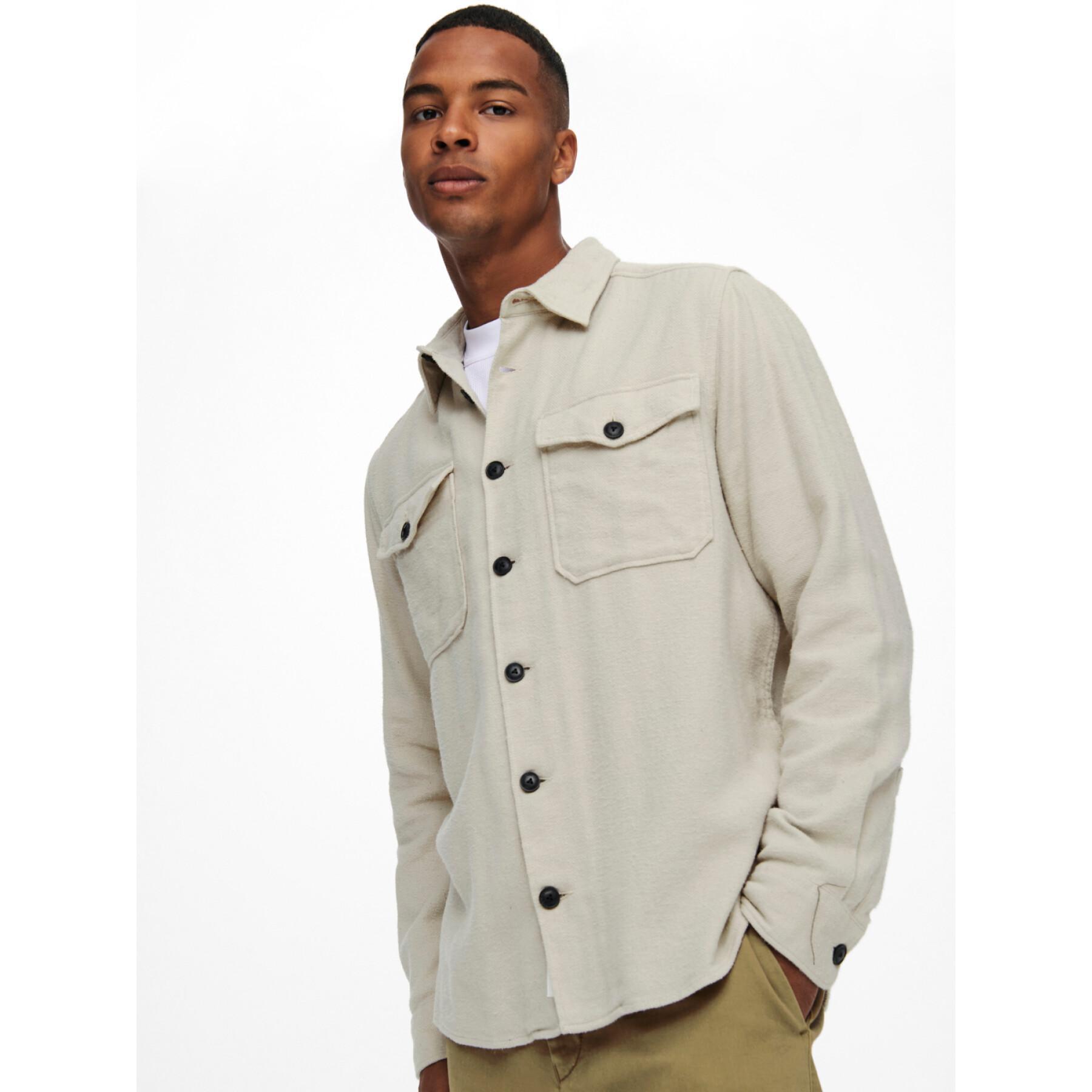 Chemise Only & Sons Onsmilo Life Solid Overshirt