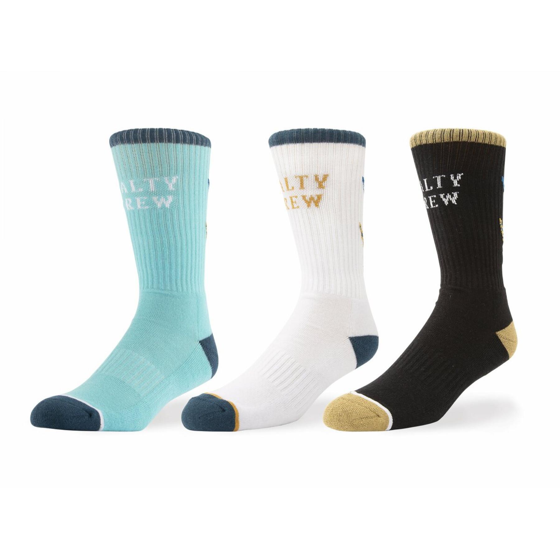Chaussettes Salty Crew Tailed Sock (pack de 3 paires)