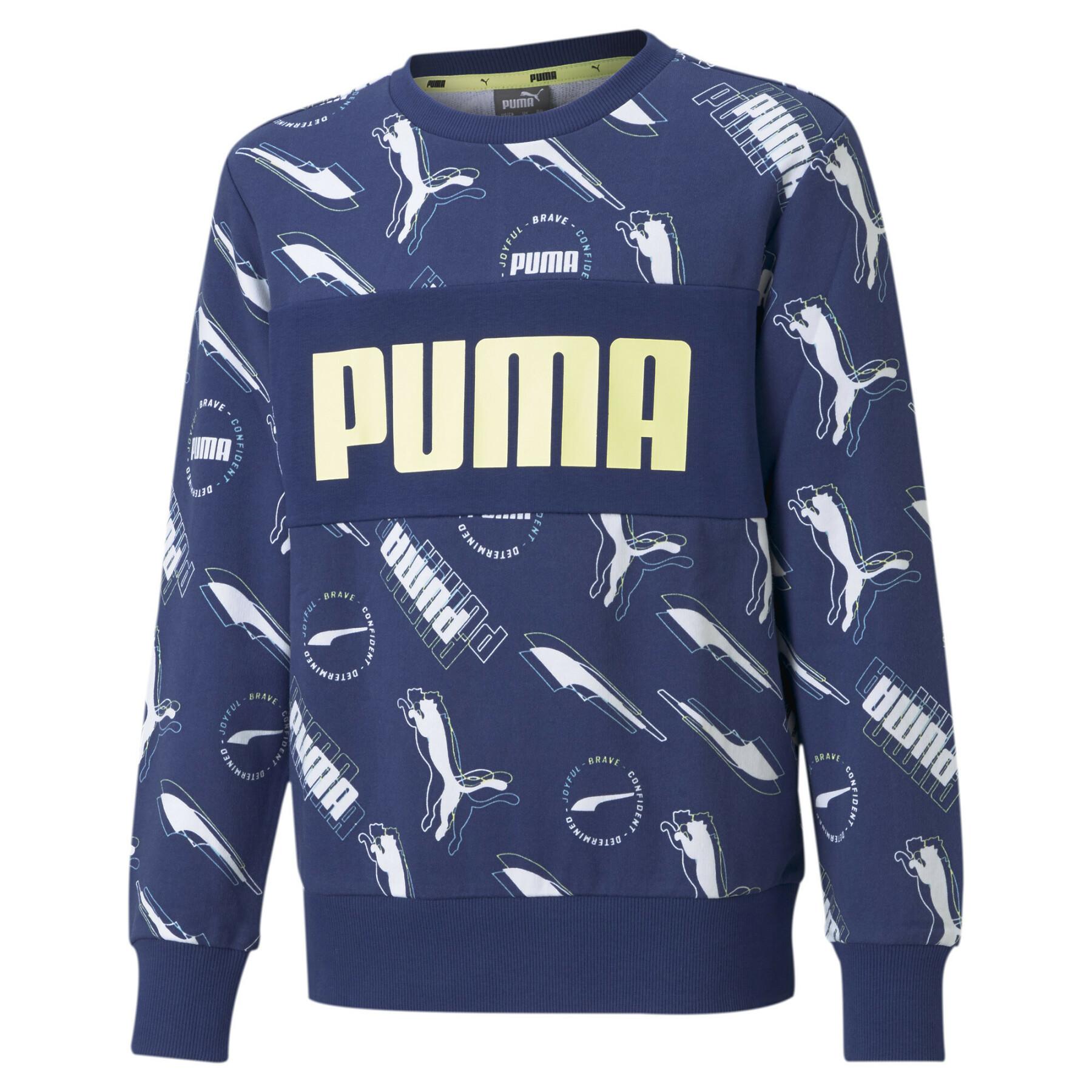 Sweatshirt enfant Puma Alpha AOP
