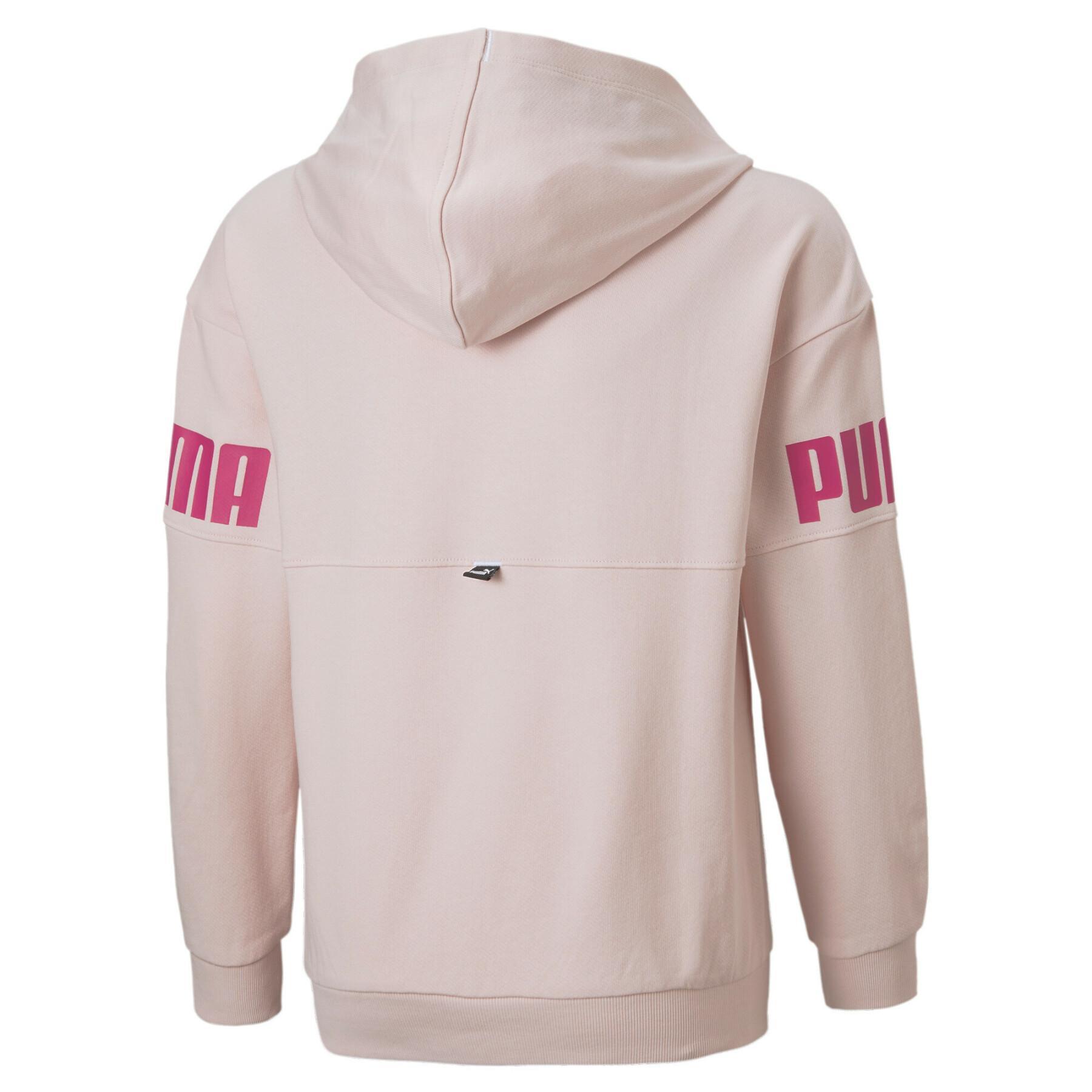 Sweatshirt à capuche fille Puma Power Colorblock