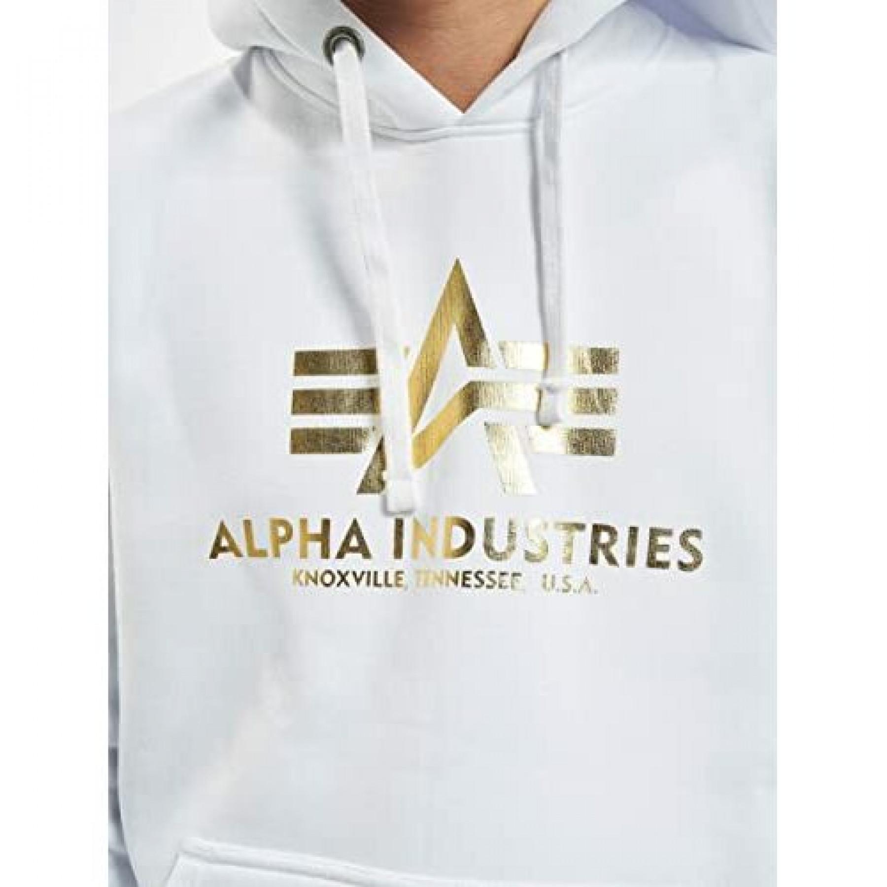 Sweatshirt à capuche Alpha Industries avec imprimé