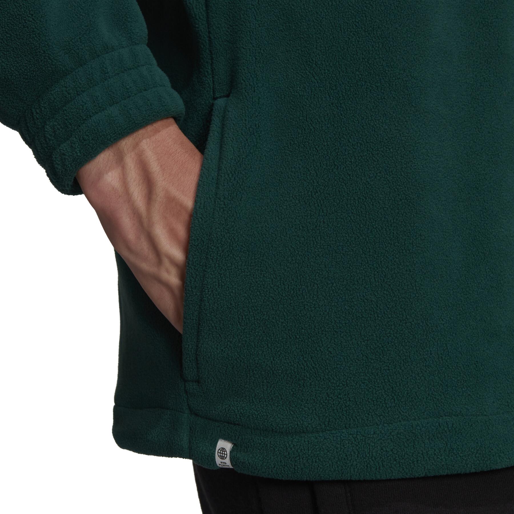 Sweatshirt demi-zip adidas Originals Adicolor Classics Teddy Fleece