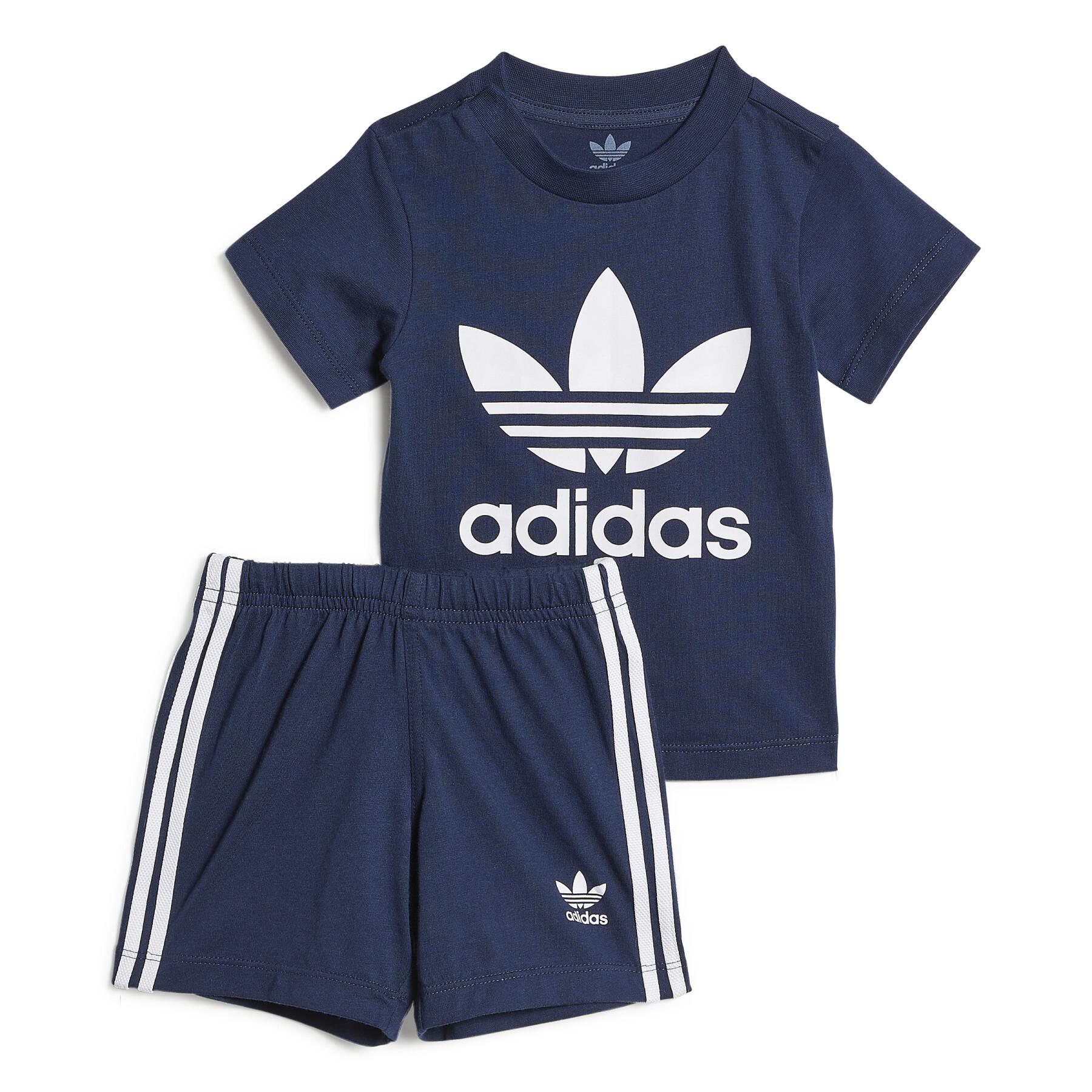 Ensemble short et t-shirt bébé adidas Originals Trefoil