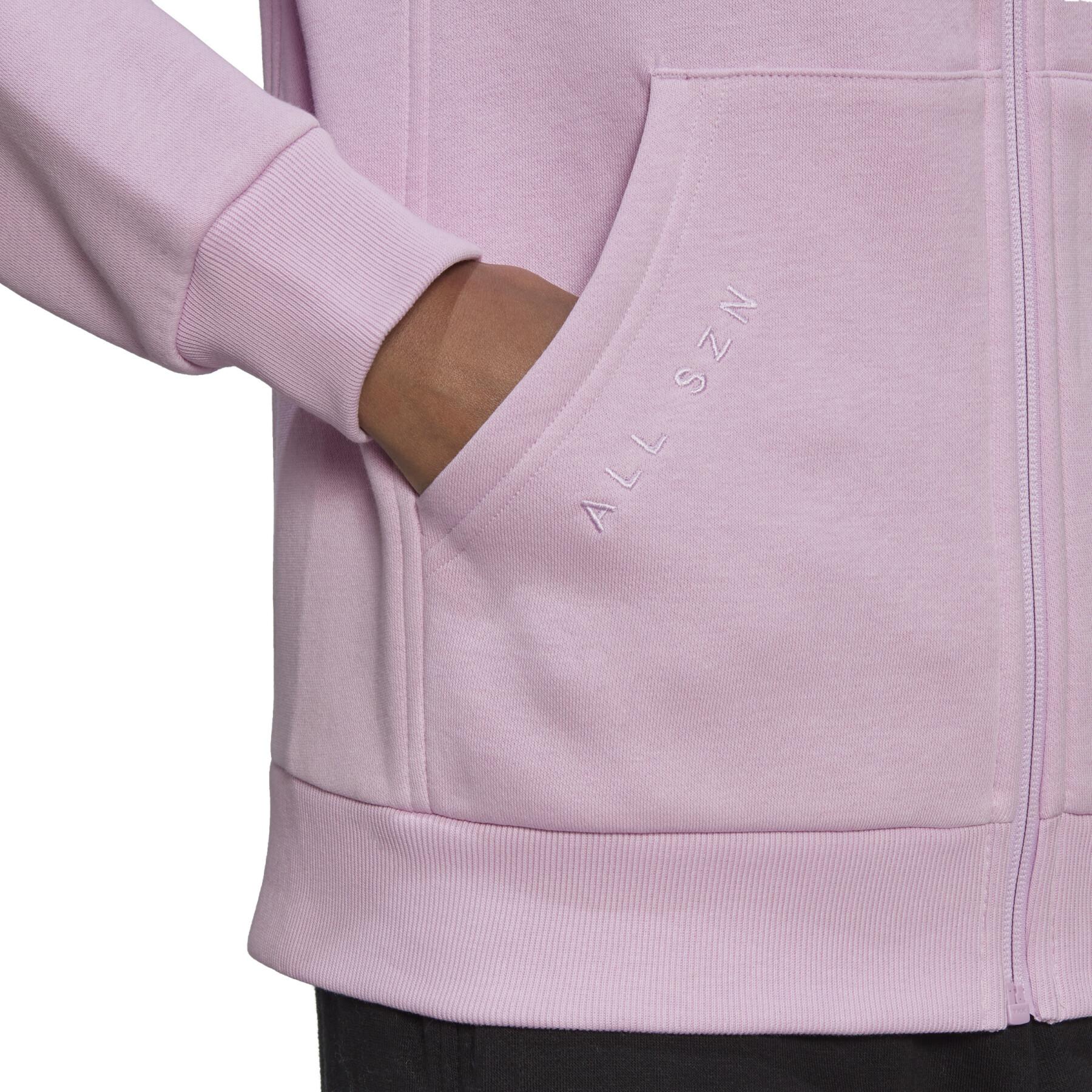 Sweatshirt à capuche zippé femme adidas All SZN