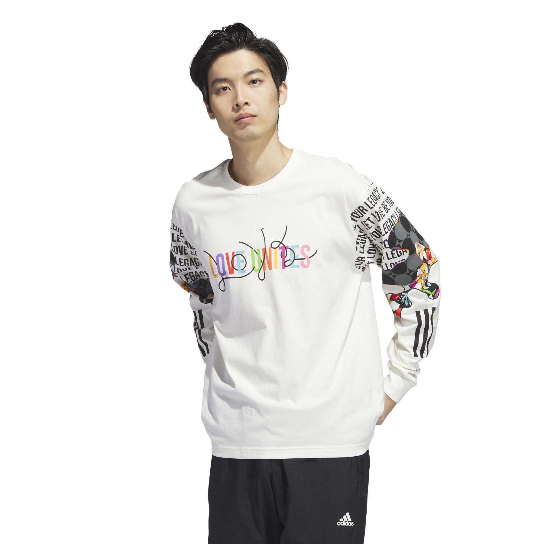 T-shirt manches longues adidas Pride Graphic