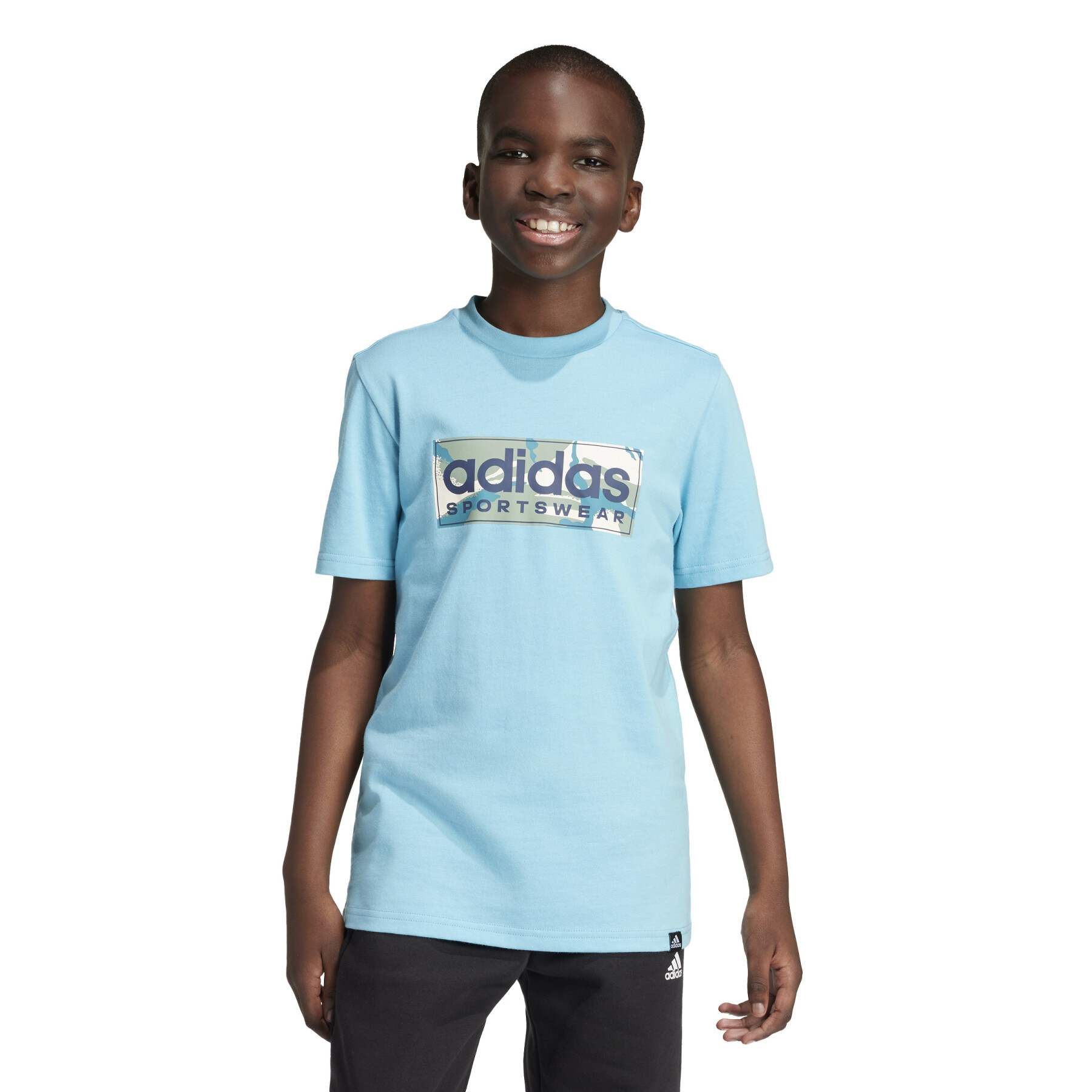 T-shirt enfant adidas Camo Linear Graphic