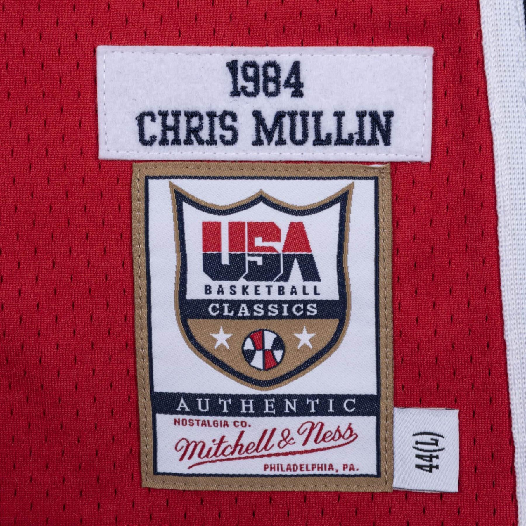 Maillot authentique Team USA alternate Chris Mullin 1984