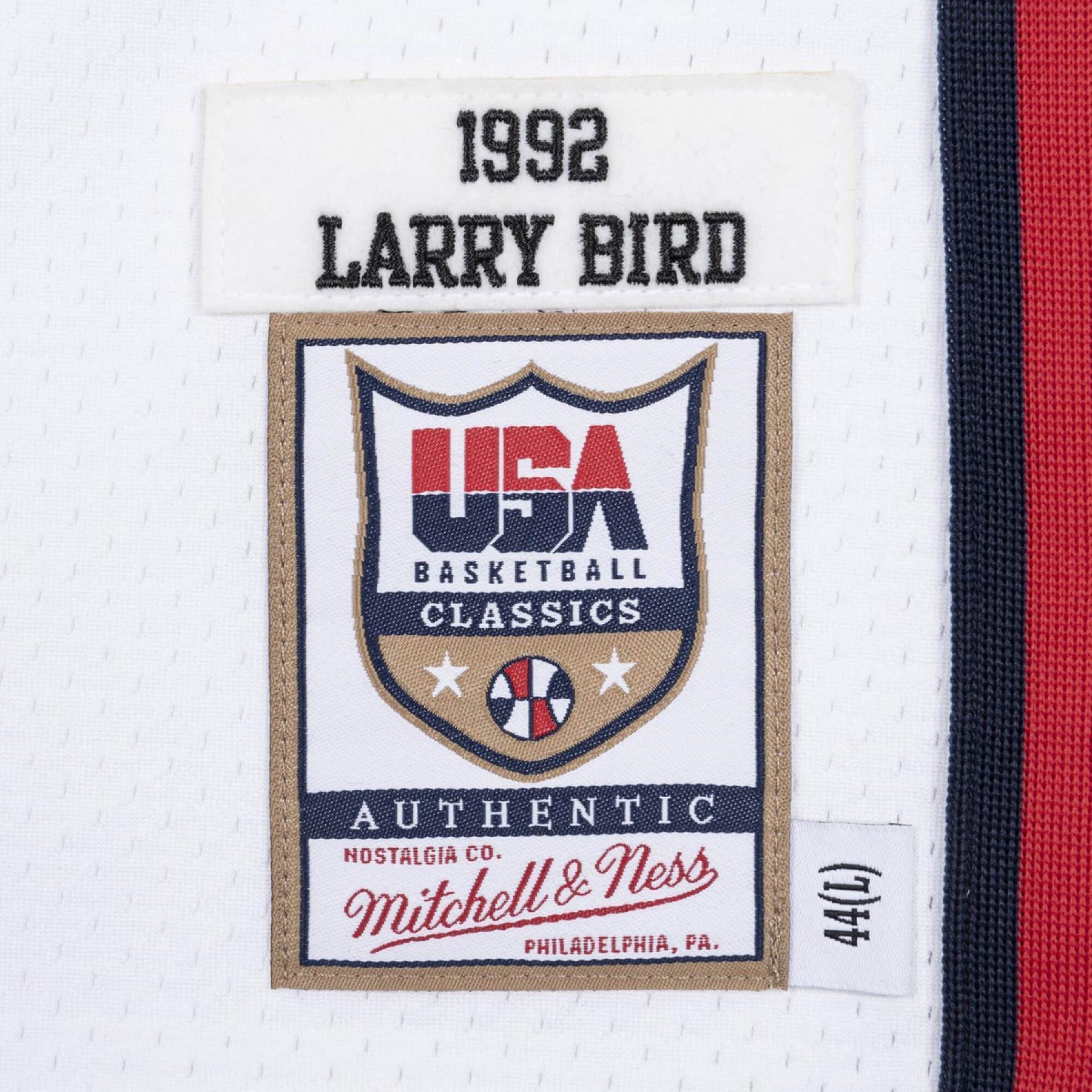 Maillot domicile authentique Team USA Larry Bird 1992