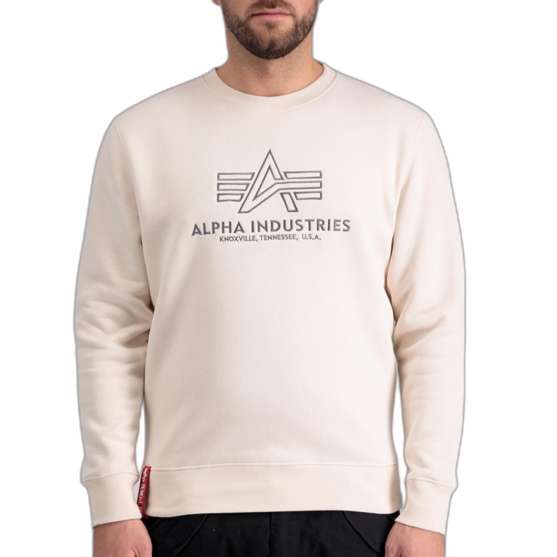 Sweatshirt broderie Alpha Industries Basic